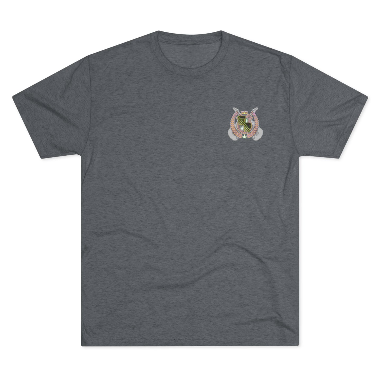 Heraldic Crest T‑Shirt — Vintage Shield Emblem Tee
