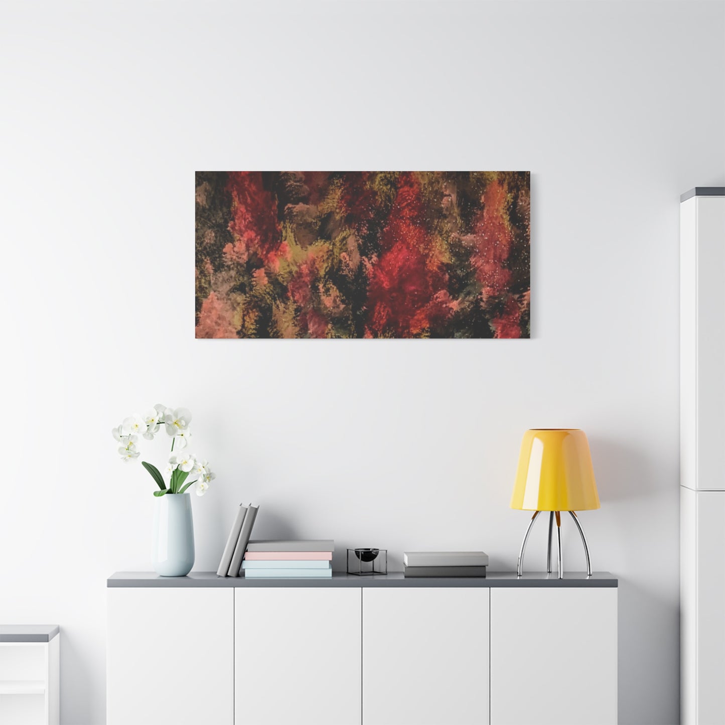 Autumn Forest Abstract Canvas