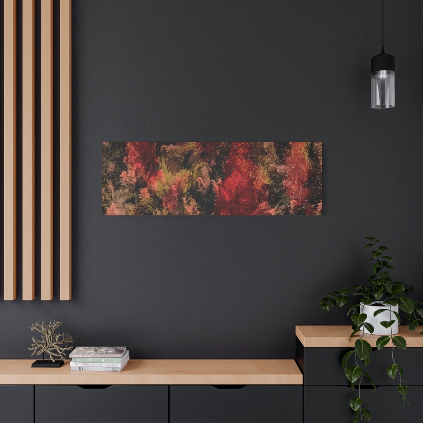 Autumn Forest Abstract Canvas