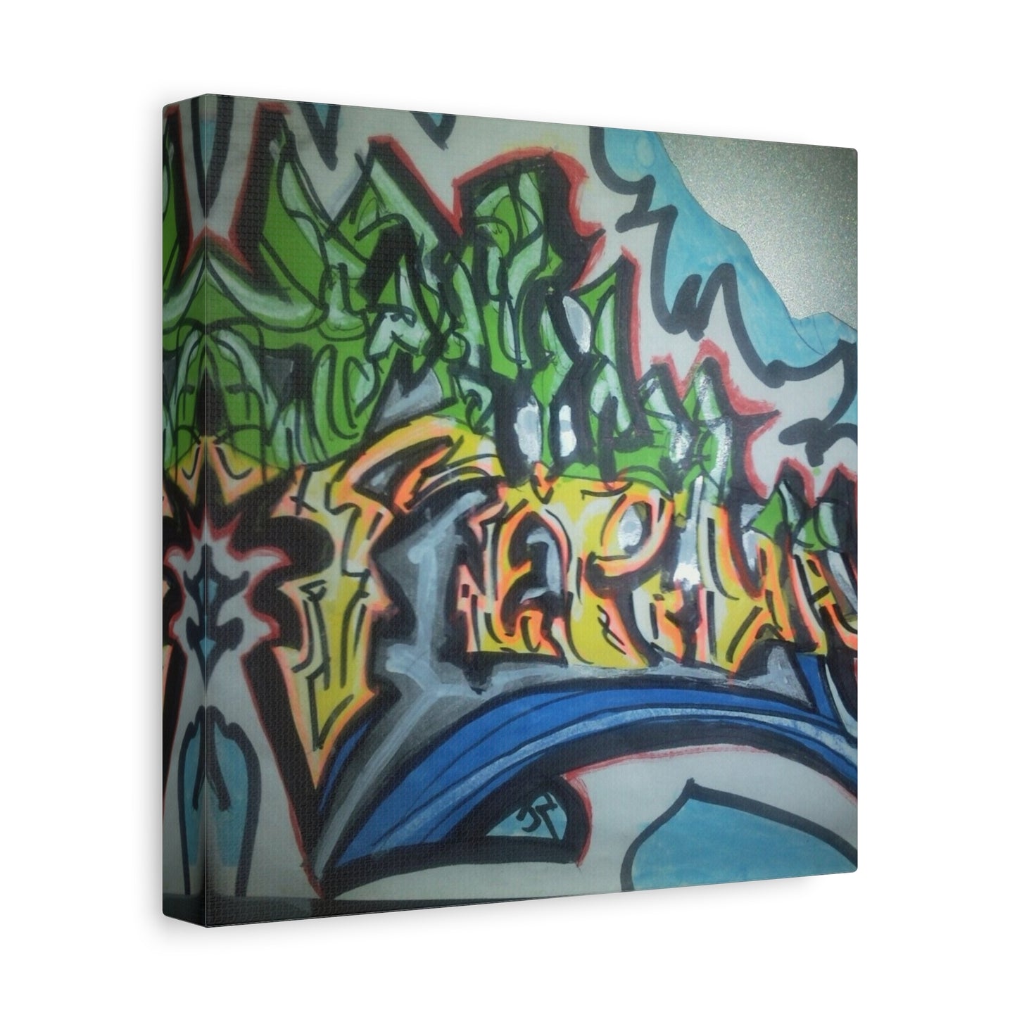 Graffiti Street Art Canvas Print — Urban Colorful Wall Decor