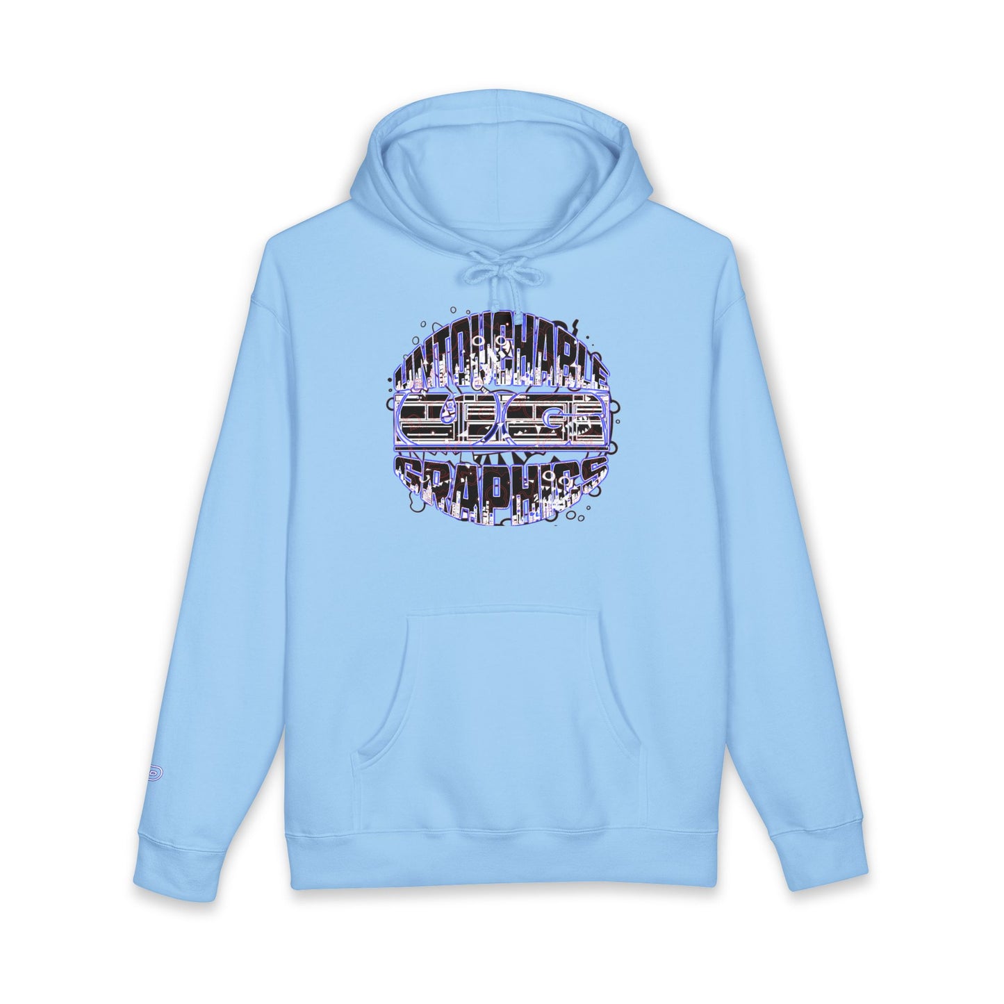 untouchable logo hooded sweatshirt