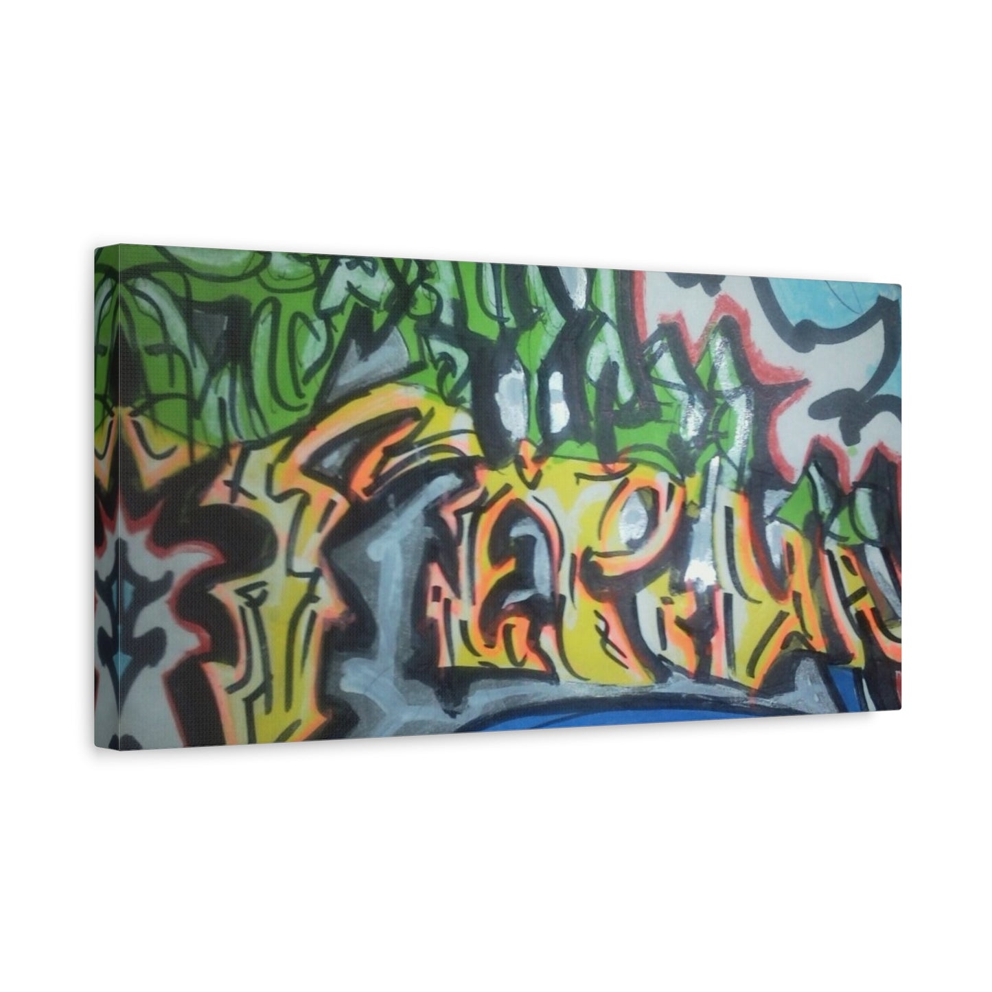 Graffiti Street Art Canvas Print — Urban Colorful Wall Decor
