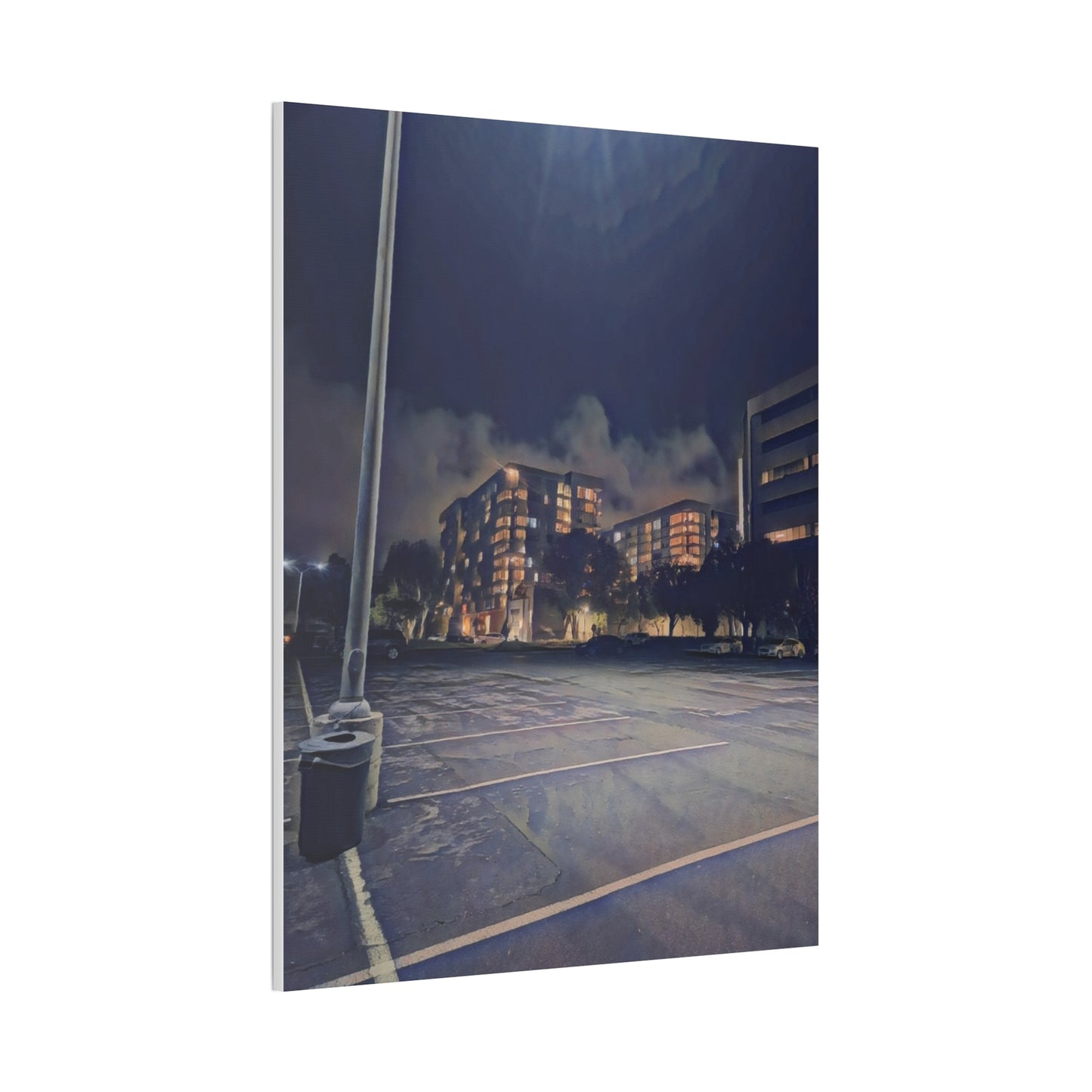 Canvas Art Print - Urban Nightscape Wall Décor