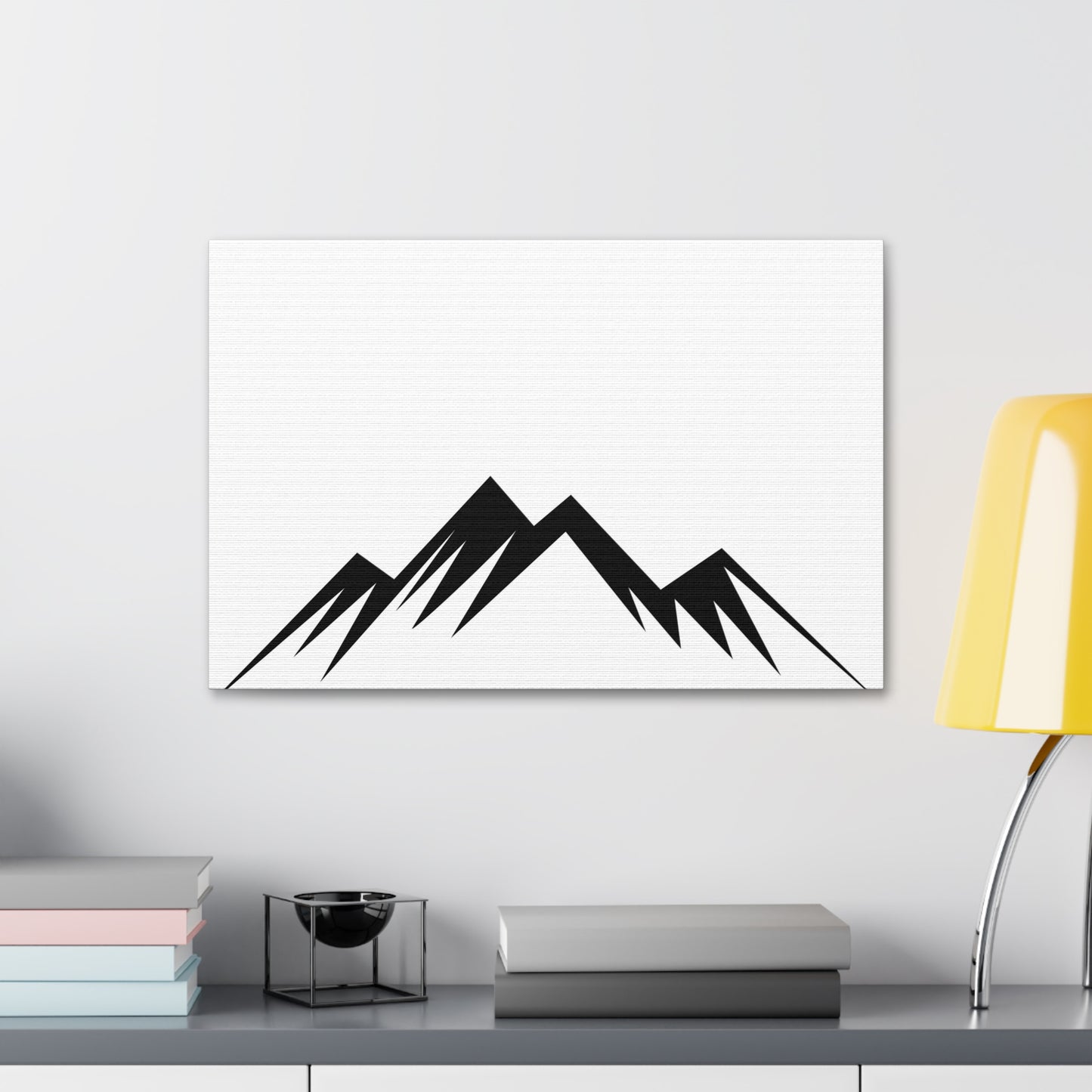 mountains004 - Minimalist Mountain Canvas Art