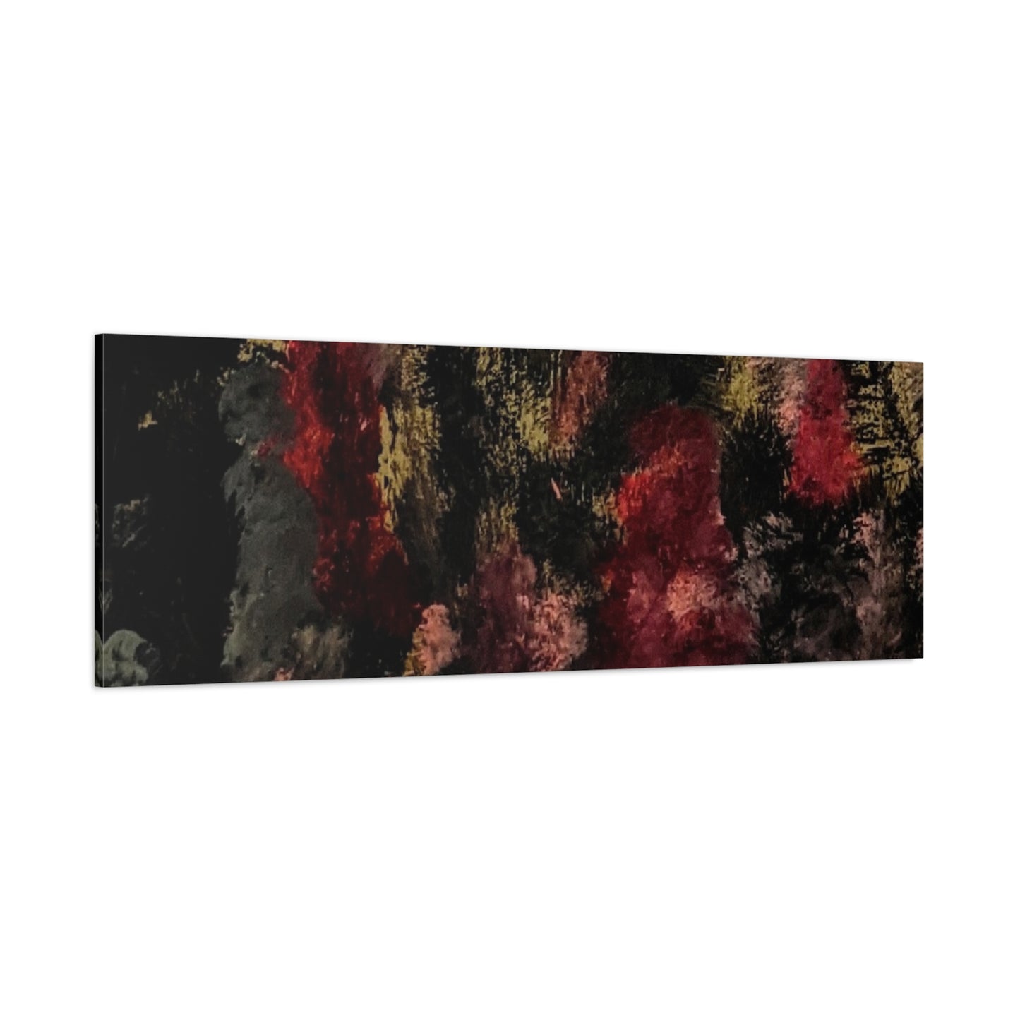 Autumn Forest Nightscape Matte Canvas Print — Stretched 1.25"