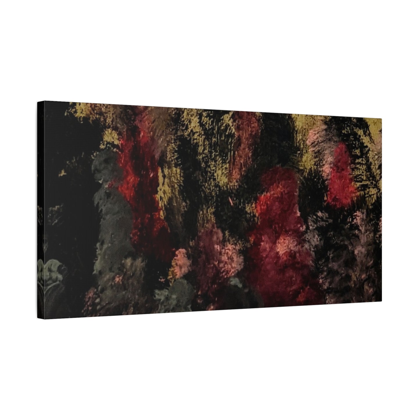 Autumn Forest Nightscape Matte Canvas Print — Stretched 1.25"