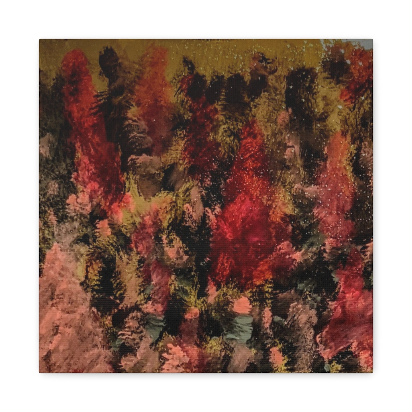 Autumn Forest Abstract Canvas