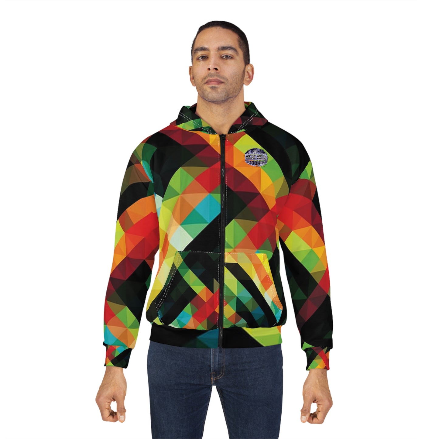 Heavily-kontrasted_AOP_full-zip hoodie