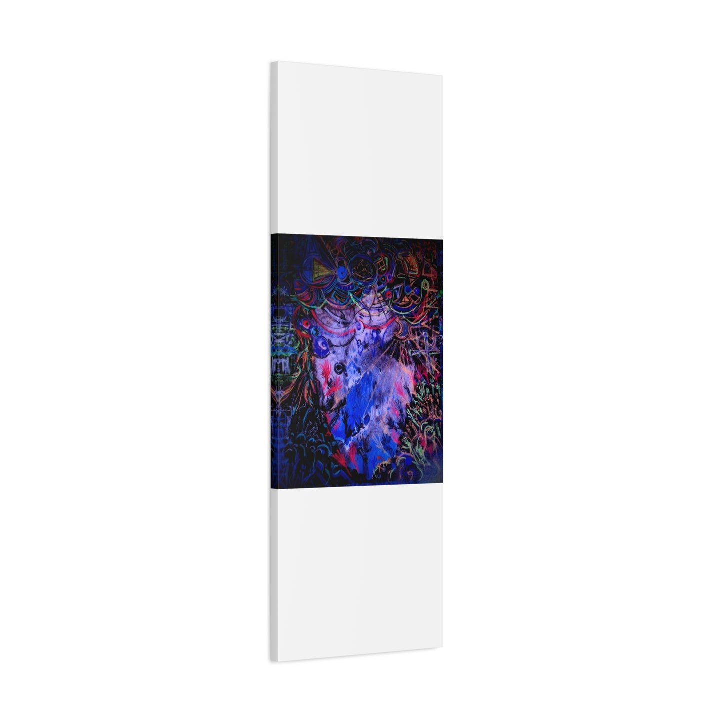 soul_extractions - Abstract Neon Canvas Art - Vibrant Psychedelic Wall Decor