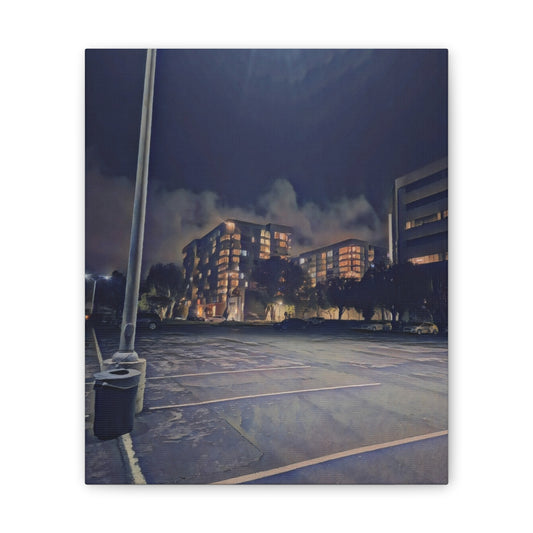 Canvas Art Print - Urban Nightscape Wall Décor