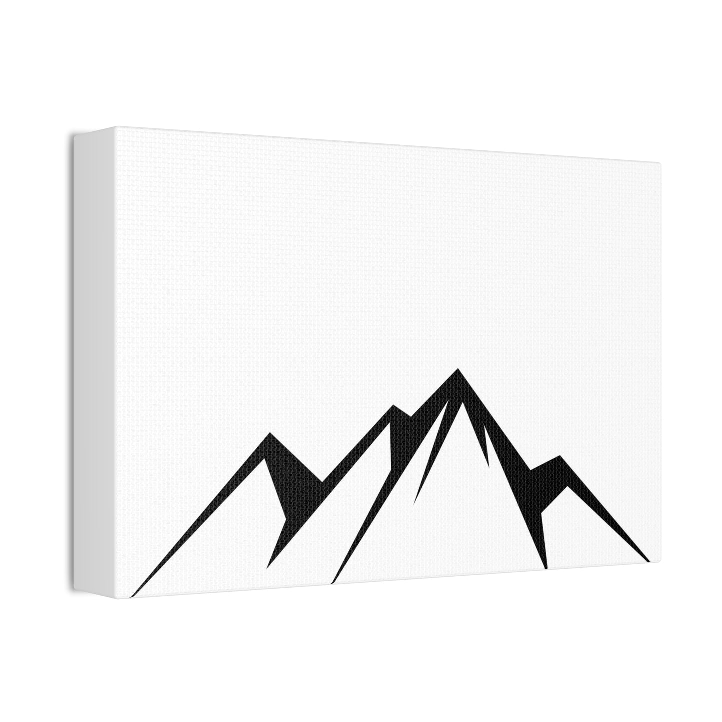 mountains005 - Black Mountain Canvas Art Print