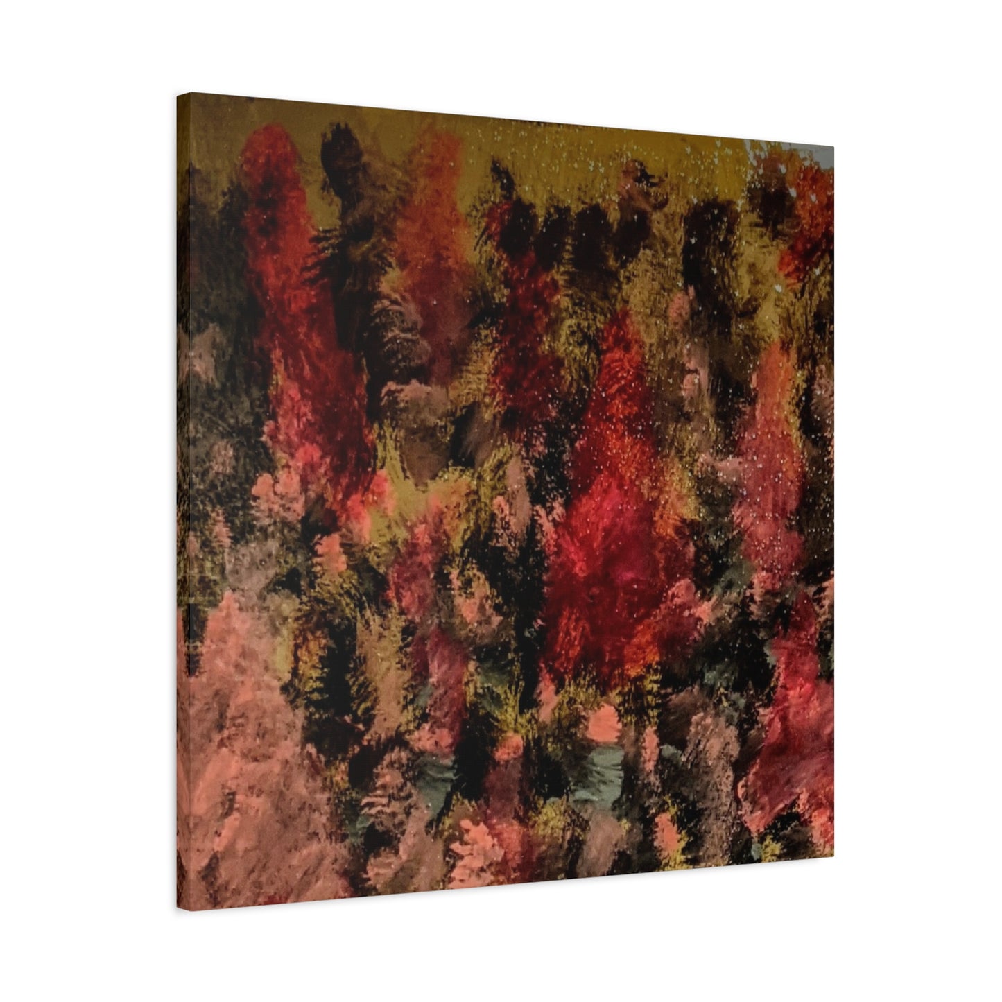 Autumn Forest Abstract Canvas