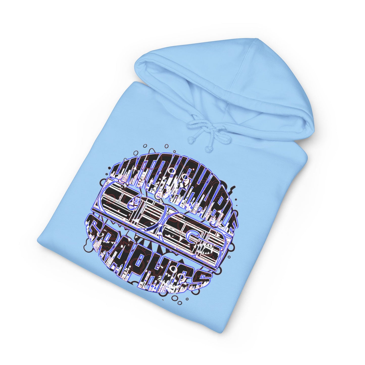 untouchable logo hooded sweatshirt