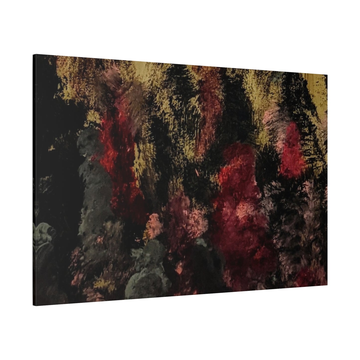 Autumn Forest Nightscape Matte Canvas Print — Stretched 1.25"