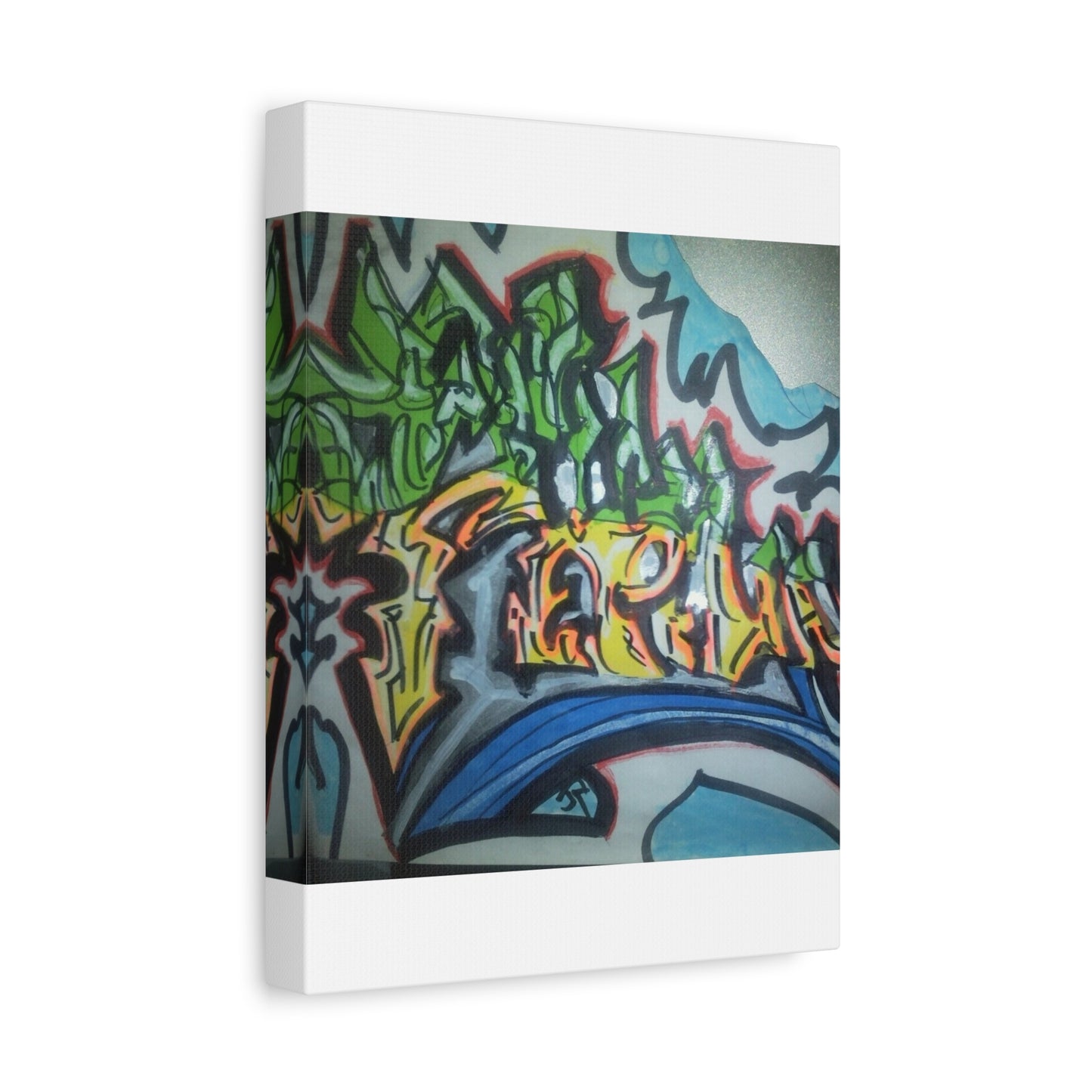 Graffiti Street Art Canvas Print — Urban Colorful Wall Decor