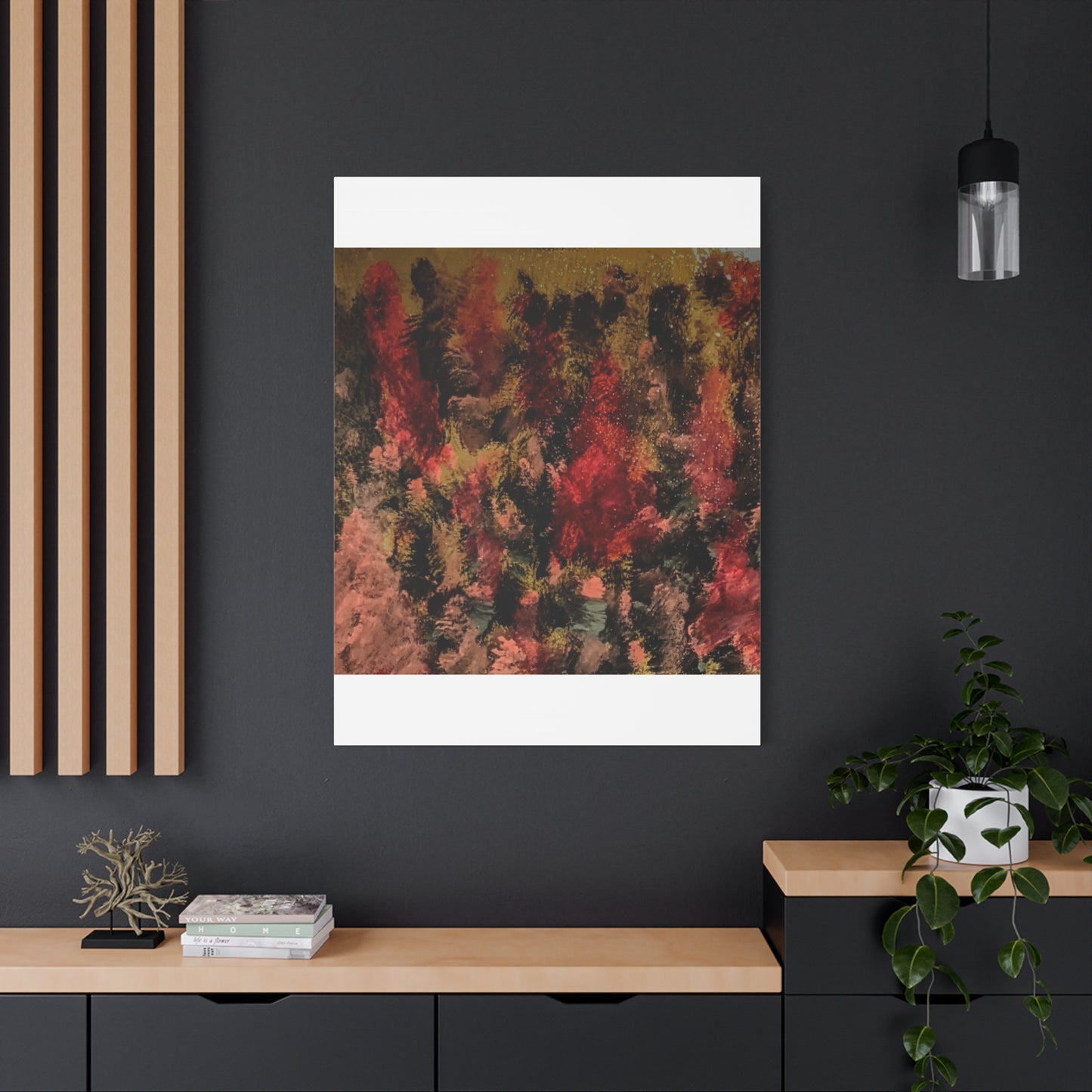 Autumn Forest Abstract Canvas