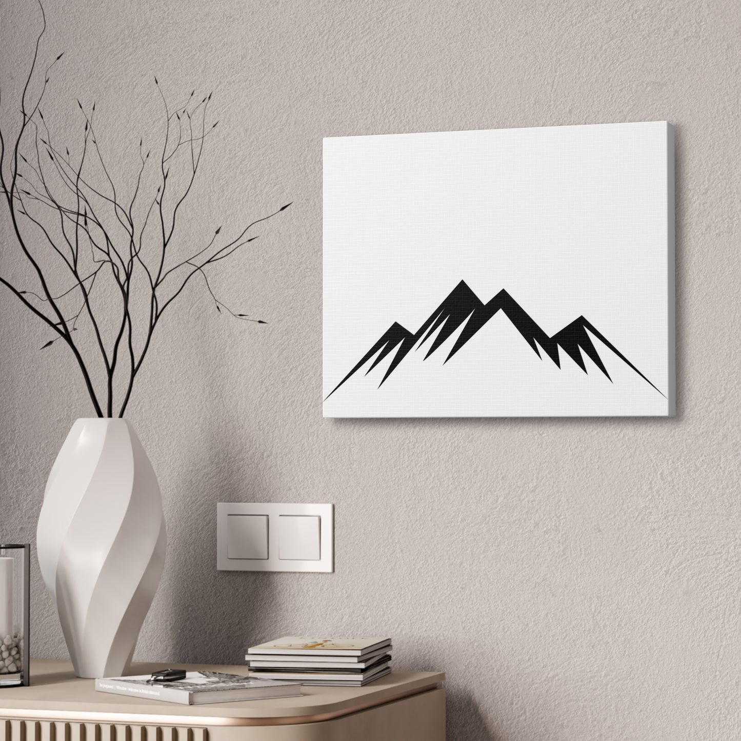 mountains004 - Minimalist Mountain Canvas Art