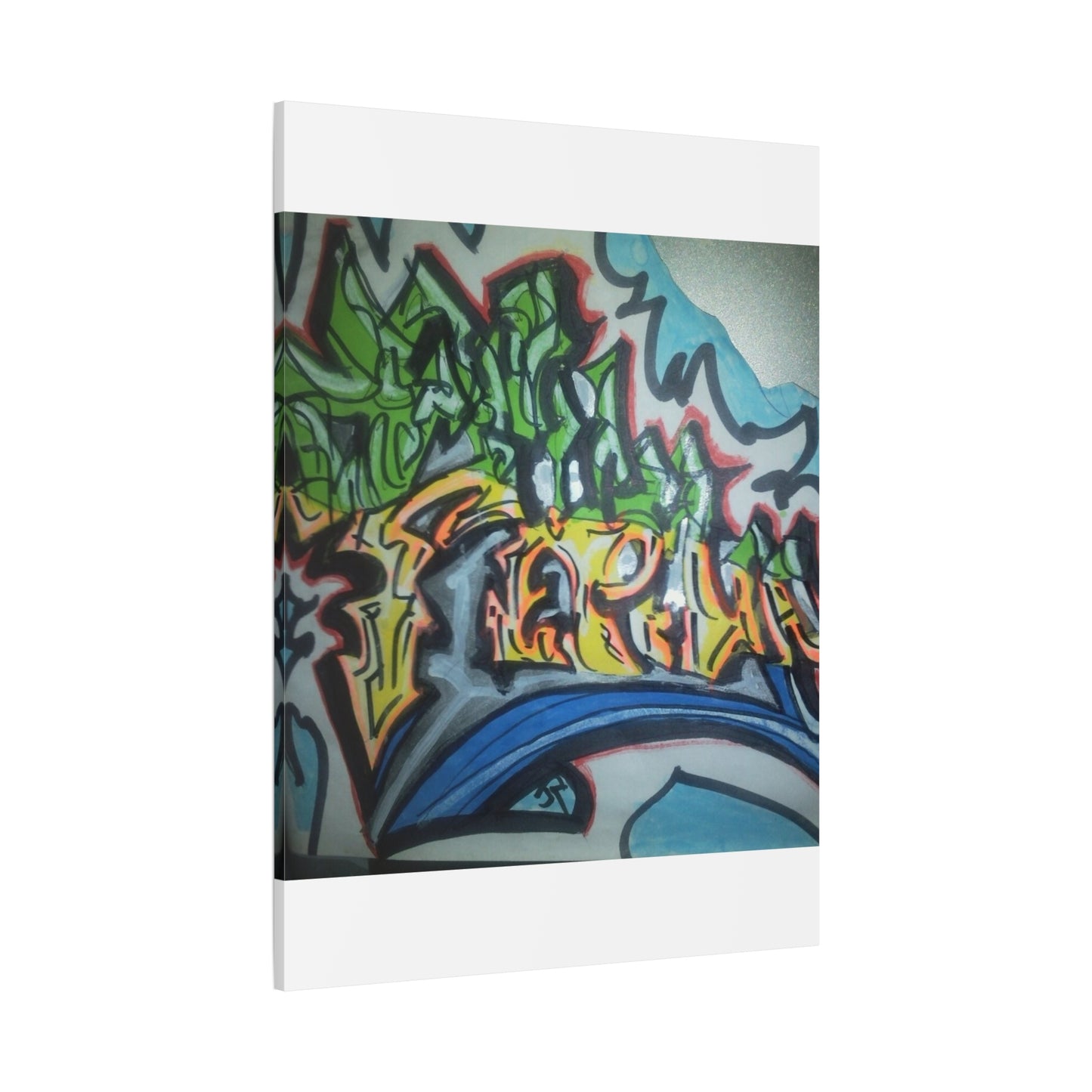 Graffiti Street Art Canvas Print — Urban Colorful Wall Decor