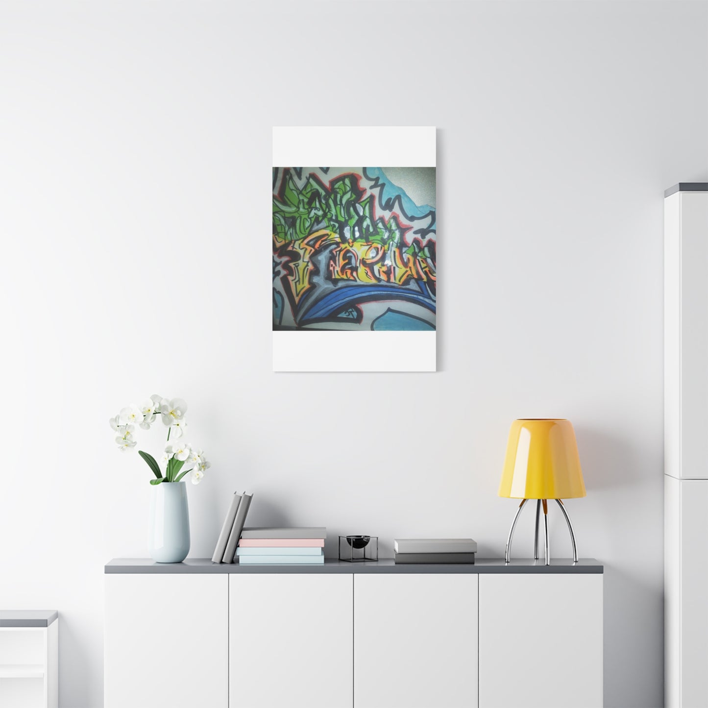 Graffiti Street Art Canvas Print — Urban Colorful Wall Decor
