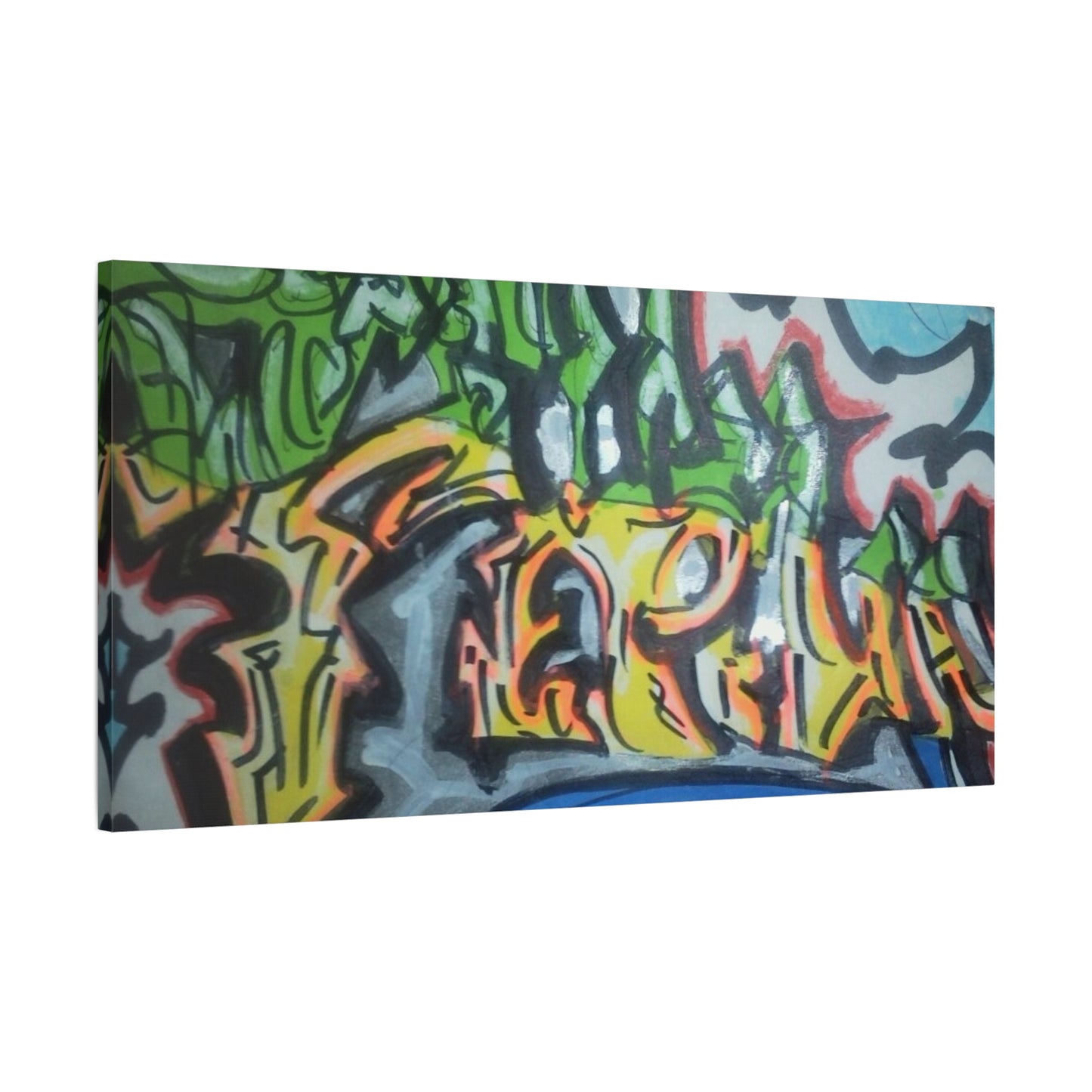 Graffiti Street Art Canvas Print — Urban Colorful Wall Decor
