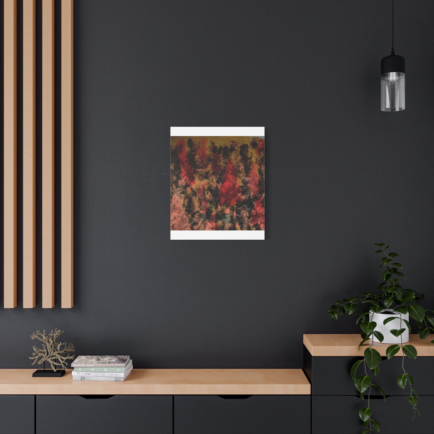 Autumn Forest Abstract Canvas