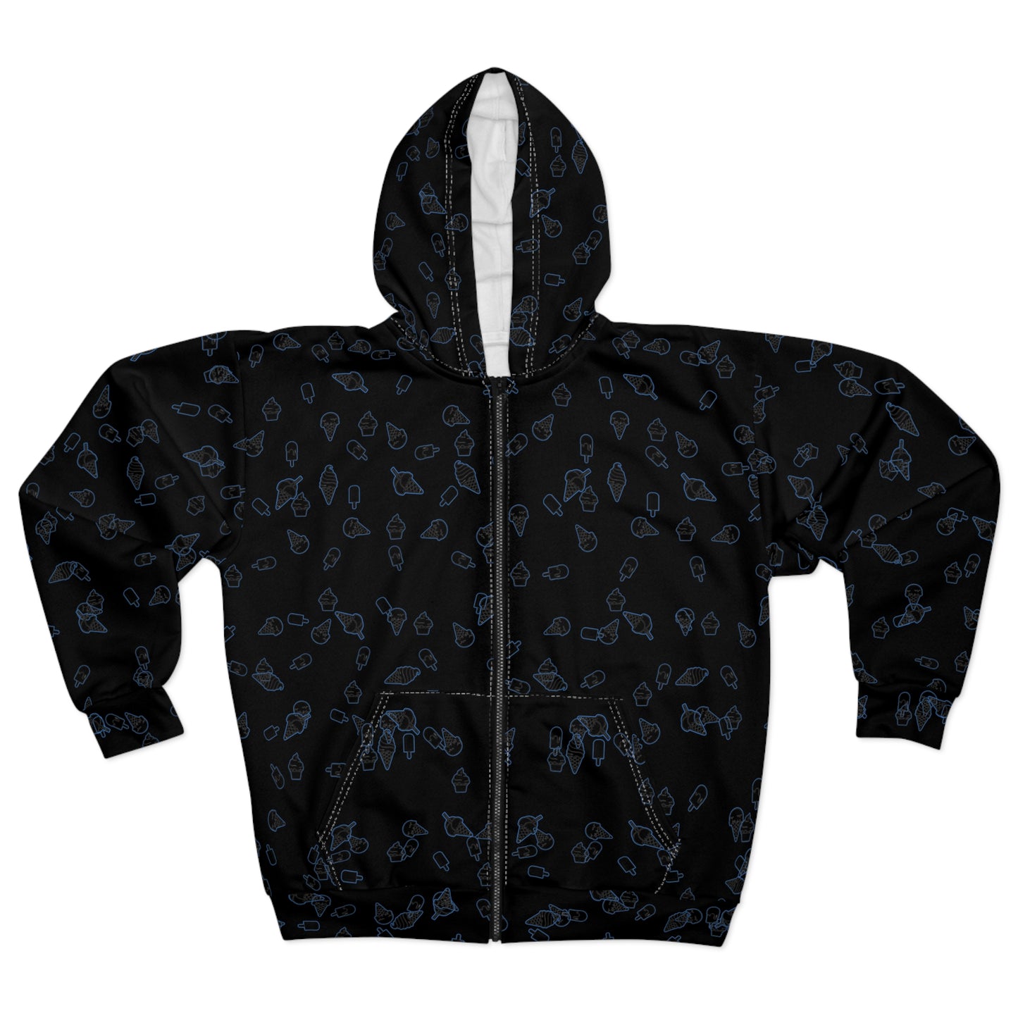 cold_six - Unisex Zip Hoodie (AOP)