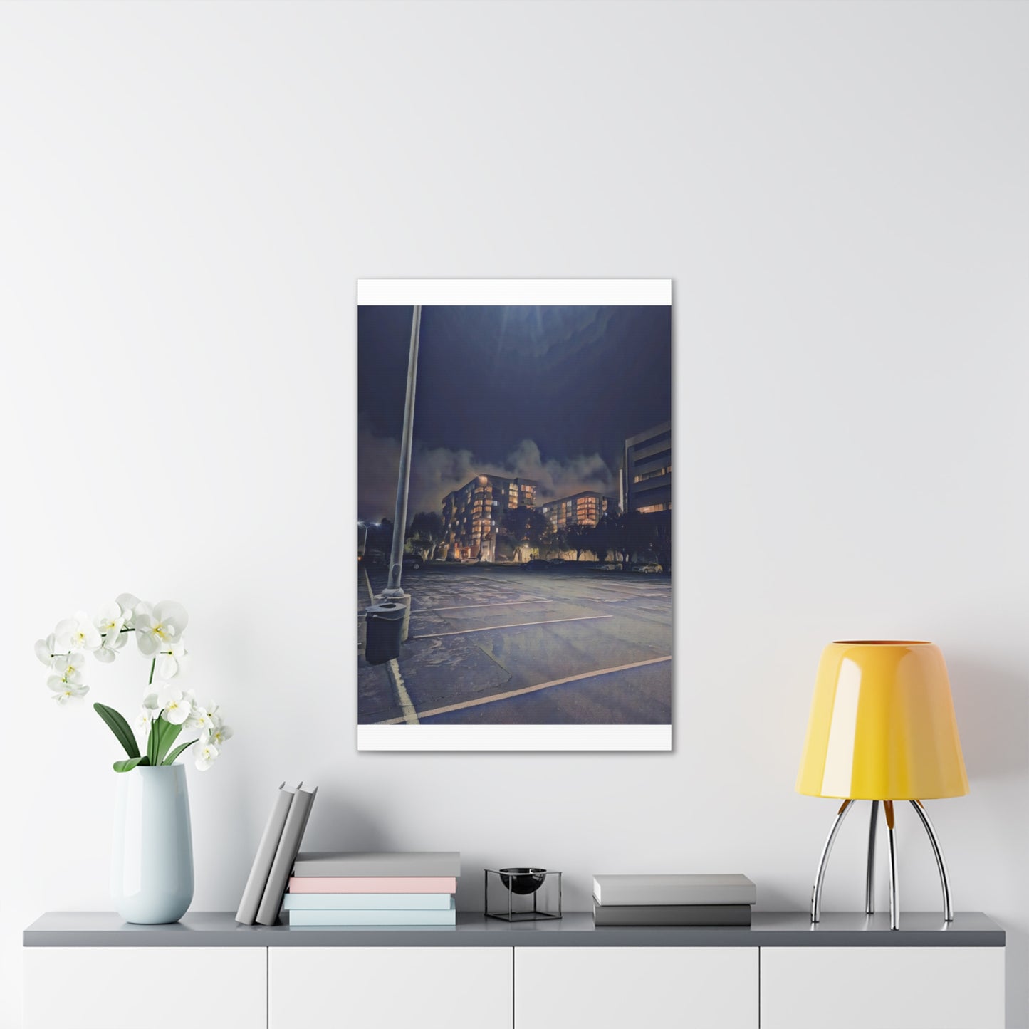 Canvas Art Print - Urban Nightscape Wall Décor