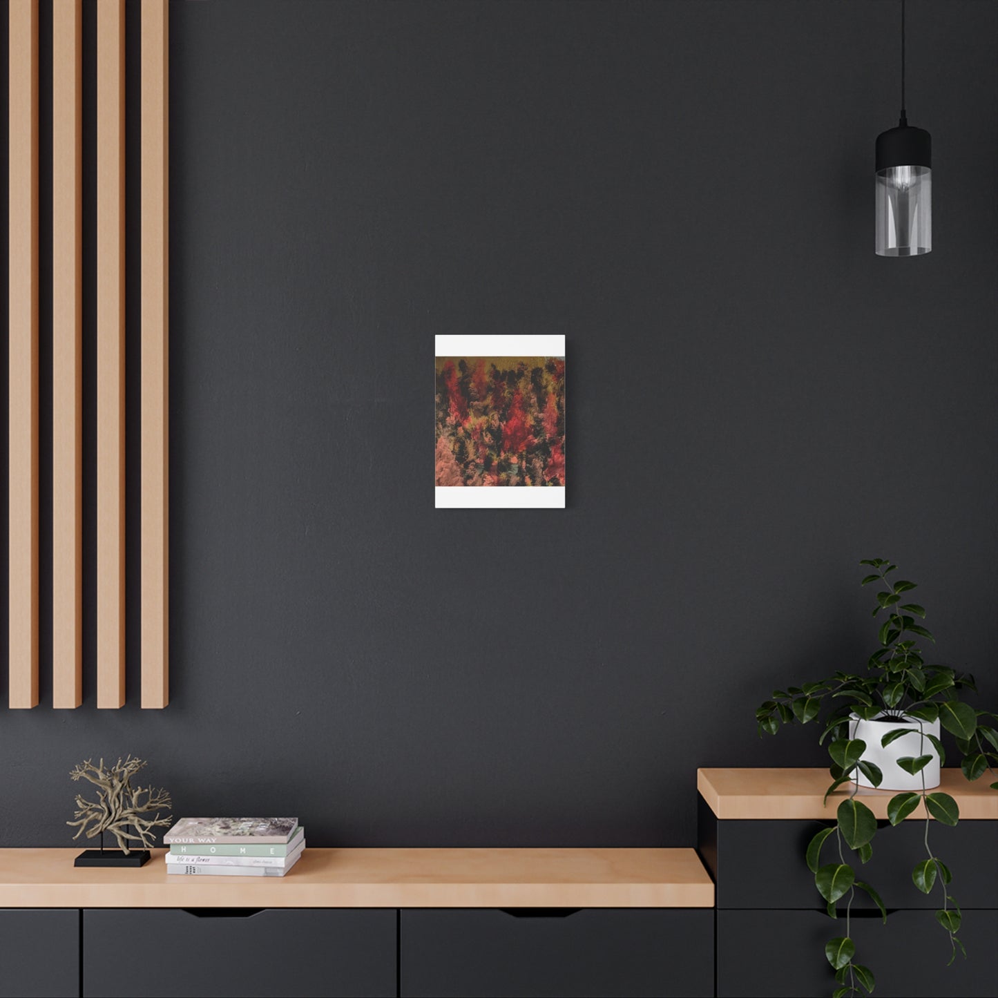 Autumn Forest Abstract Canvas