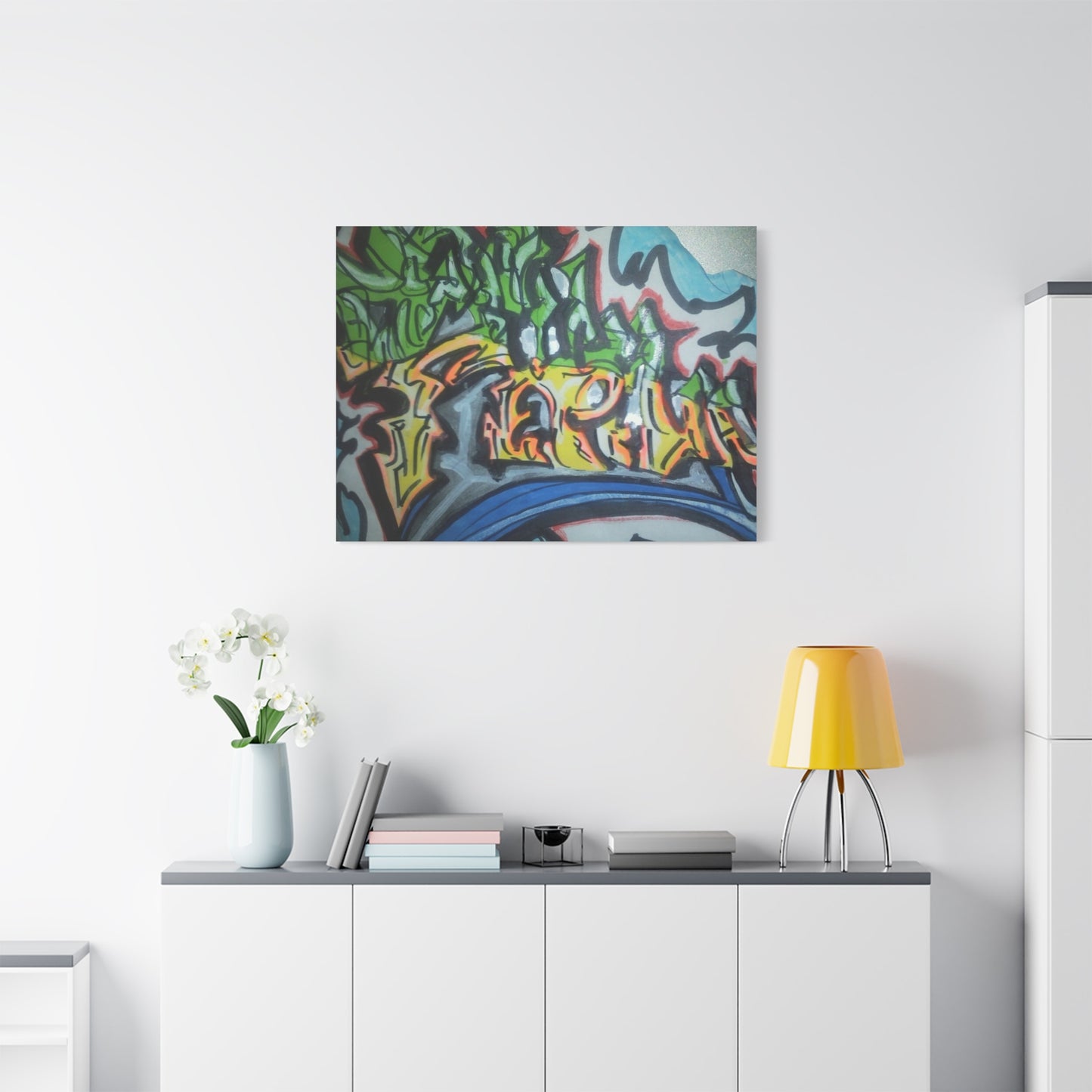 Graffiti Street Art Canvas Print — Urban Colorful Wall Decor