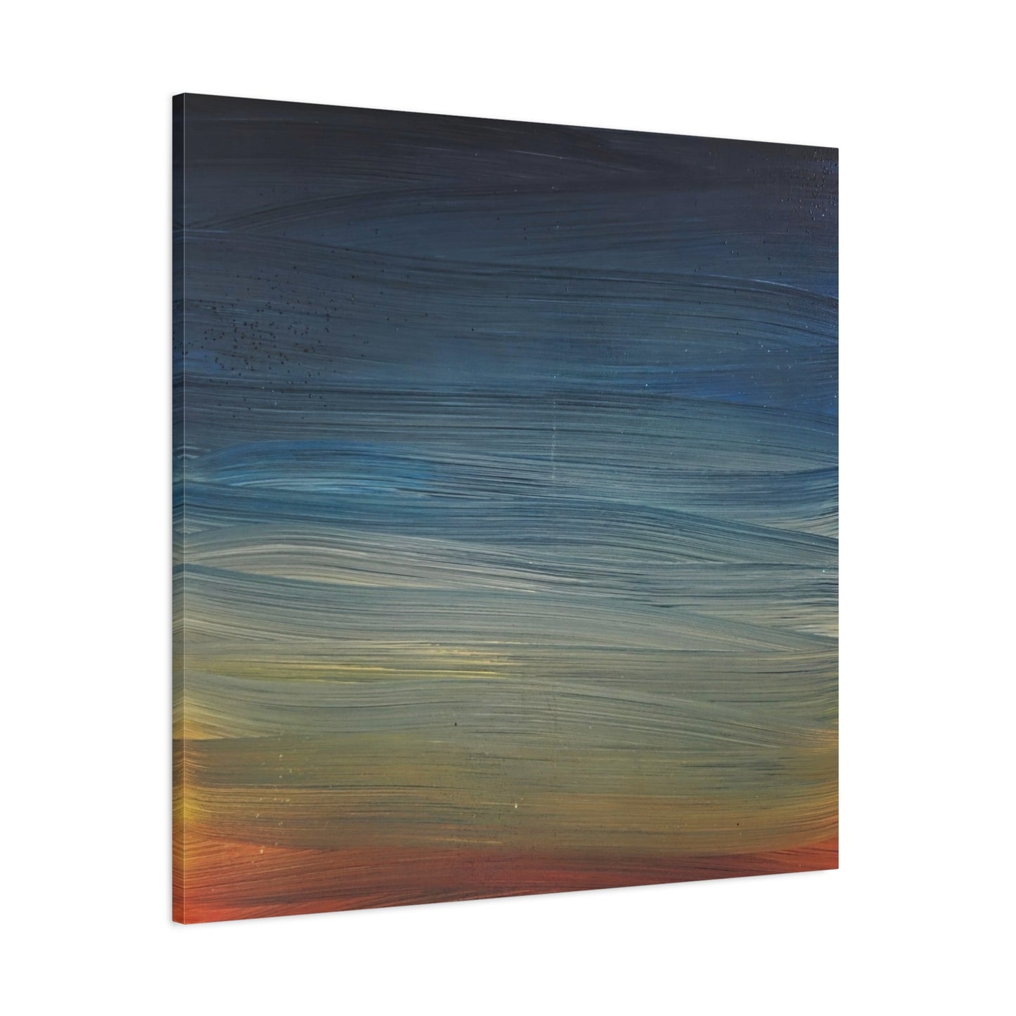 Abstract Coastal Sunset Canvas Print — Matte Stretched Wall Art