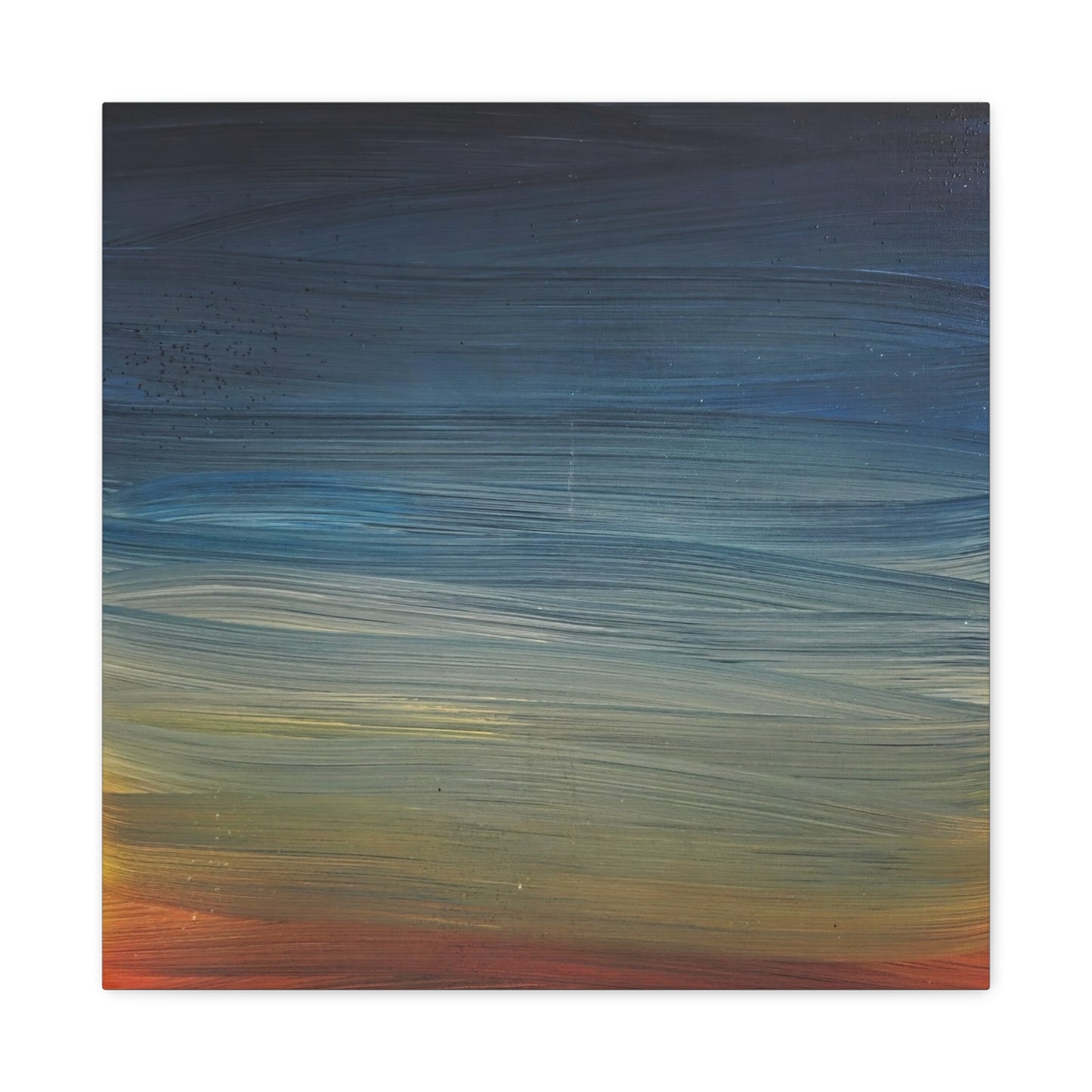 Abstract Coastal Sunset Canvas Print — Matte Stretched Wall Art