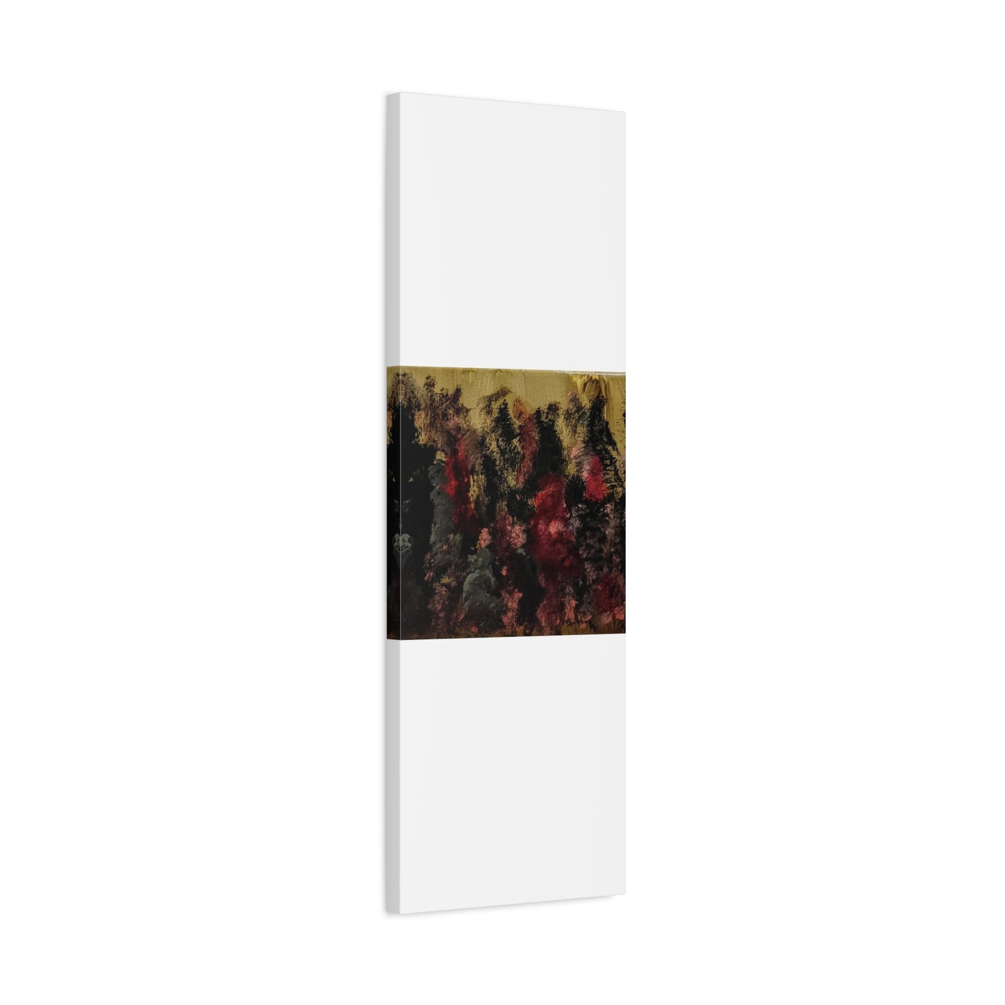 Autumn Forest Nightscape Matte Canvas Print — Stretched 1.25"