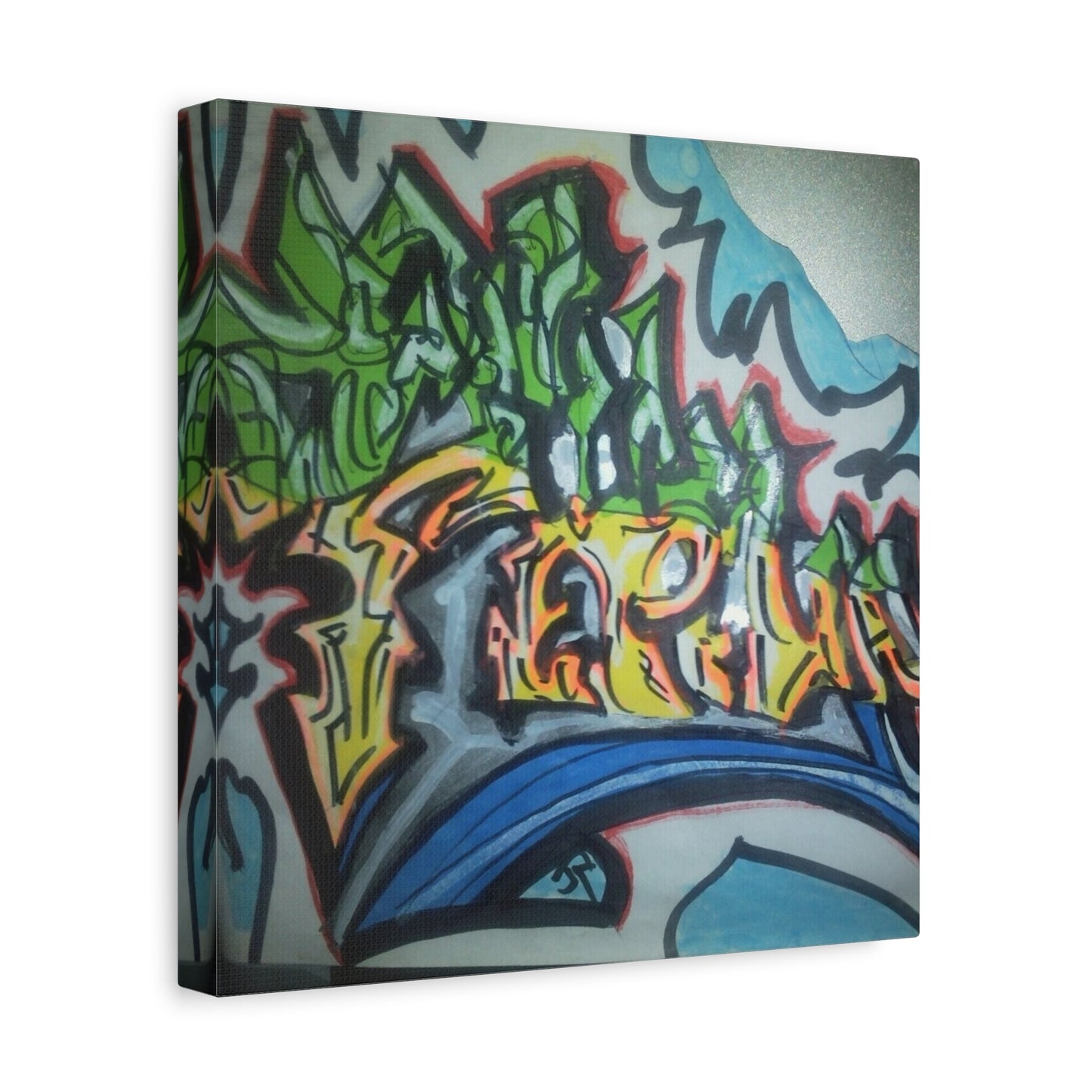 Graffiti Street Art Canvas Print — Urban Colorful Wall Decor