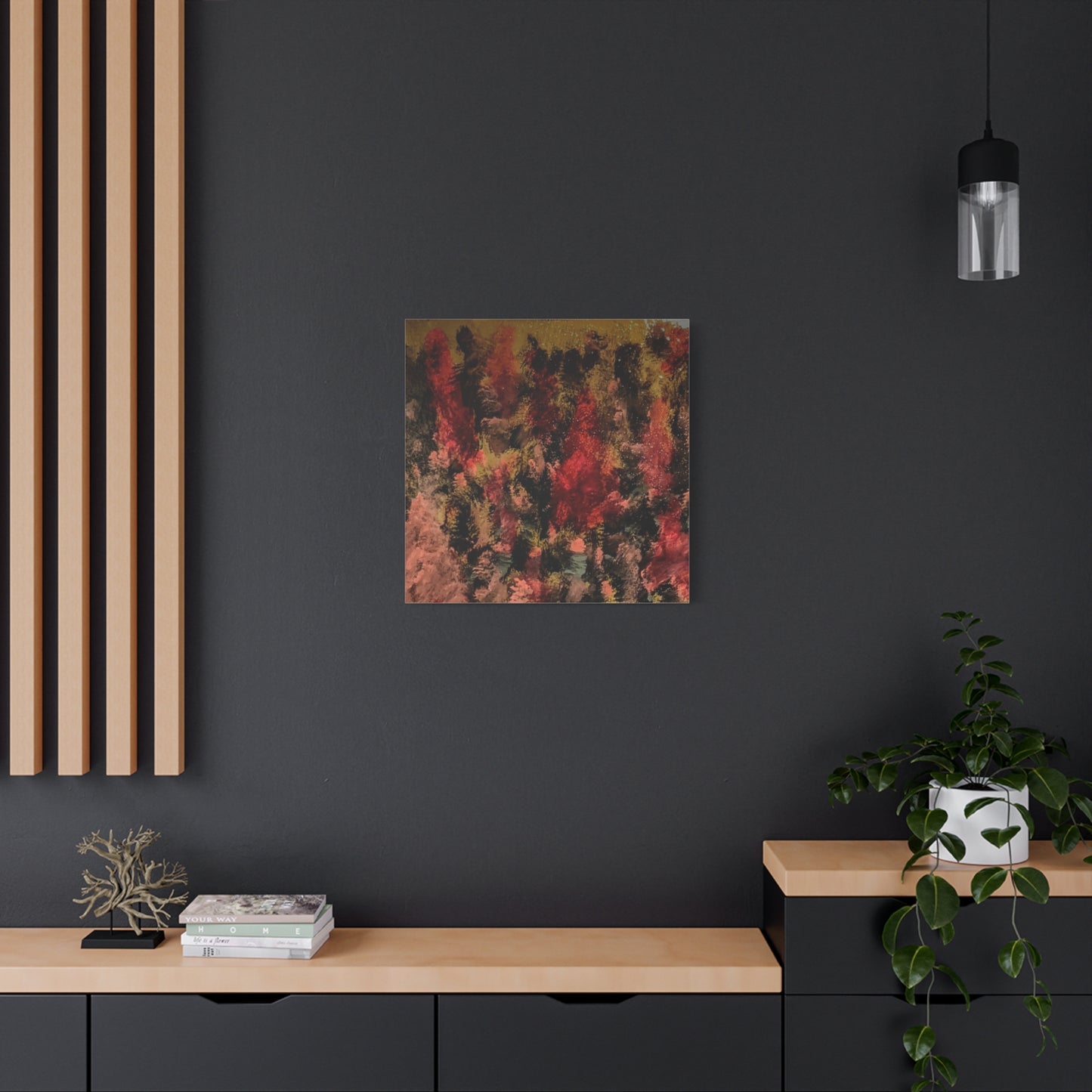 Autumn Forest Abstract Canvas