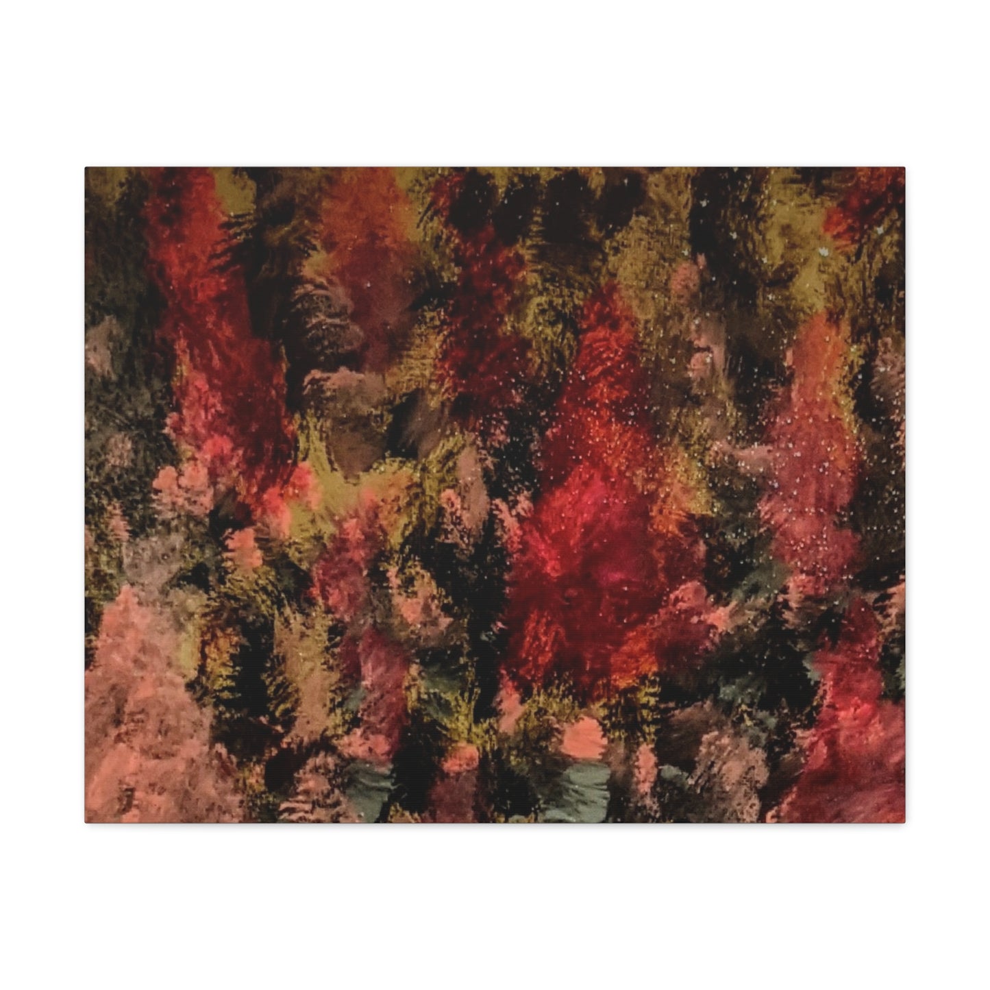 Autumn Forest Abstract Canvas
