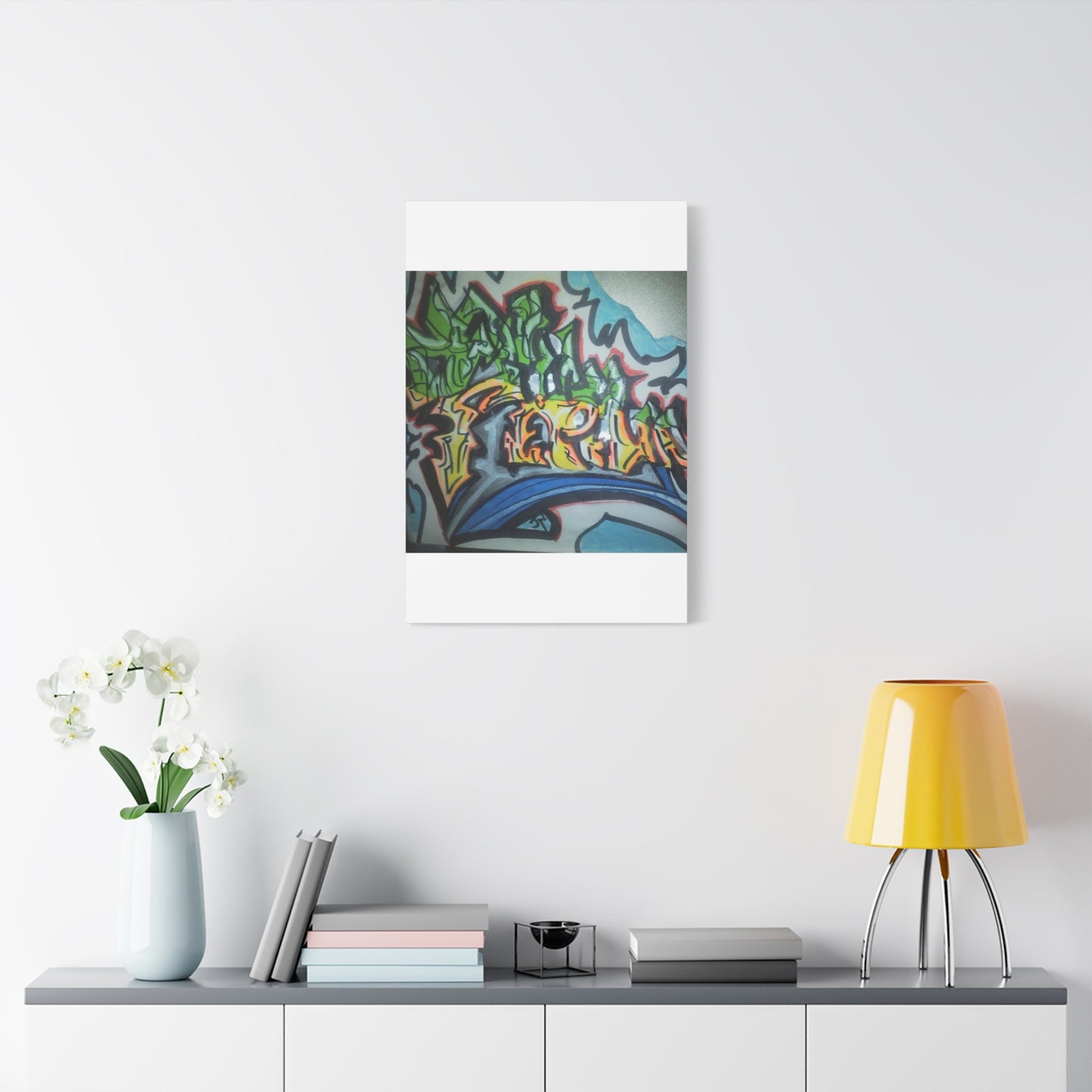 Graffiti Street Art Canvas Print — Urban Colorful Wall Decor