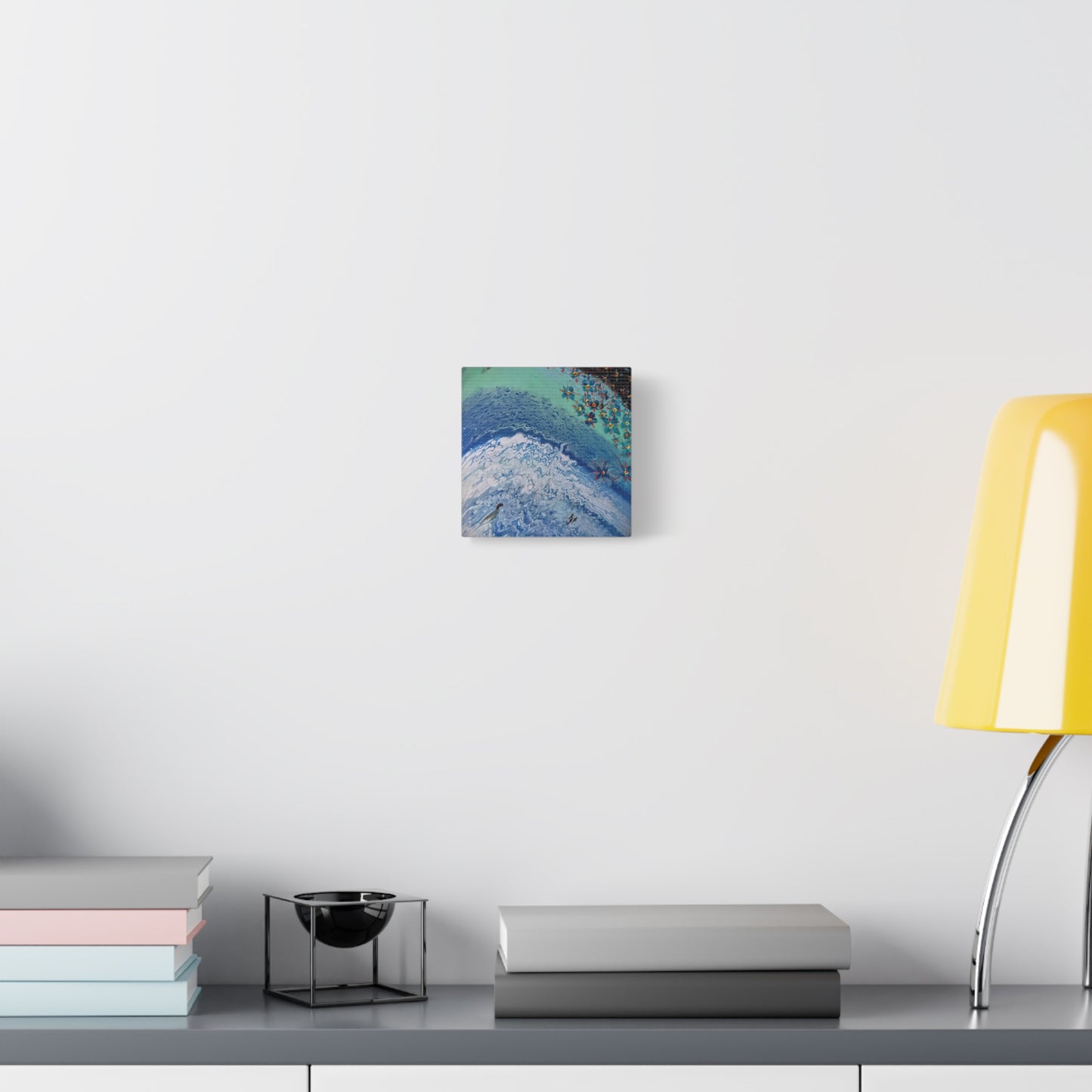floetrol&flowers - Abstract Matte Canvas Print — Floral Accents Stretched Wall Art