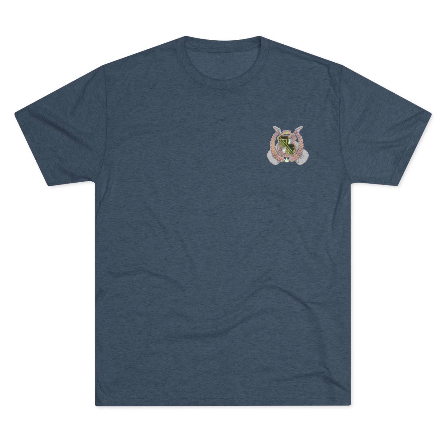 Heraldic Crest T‑Shirt — Vintage Shield Emblem Tee