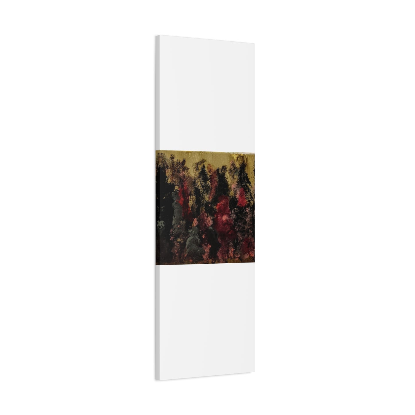 Autumn Forest Nightscape Matte Canvas Print — Stretched 1.25"