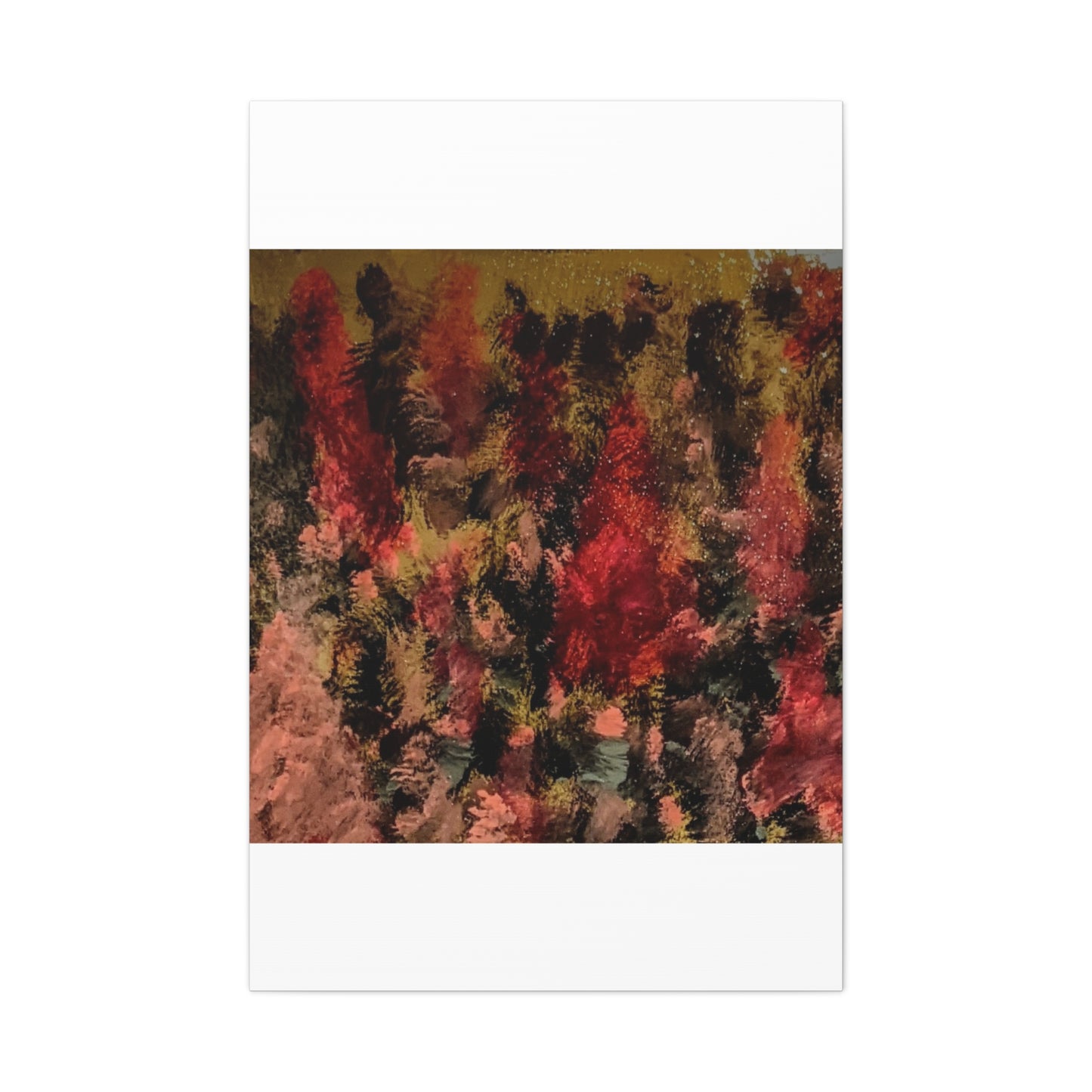 Autumn Forest Abstract Canvas