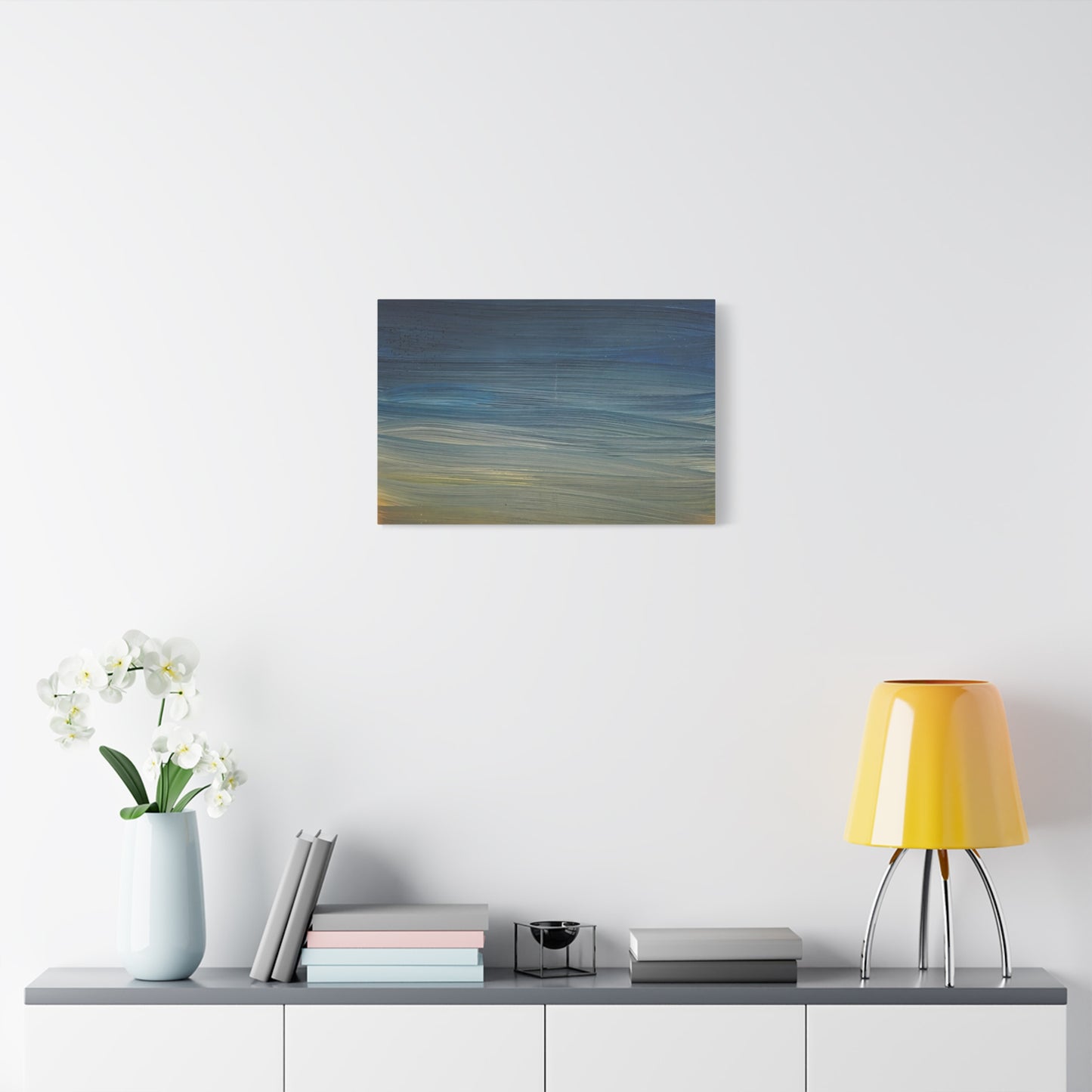 Abstract Coastal Sunset Canvas Print — Matte Stretched Wall Art