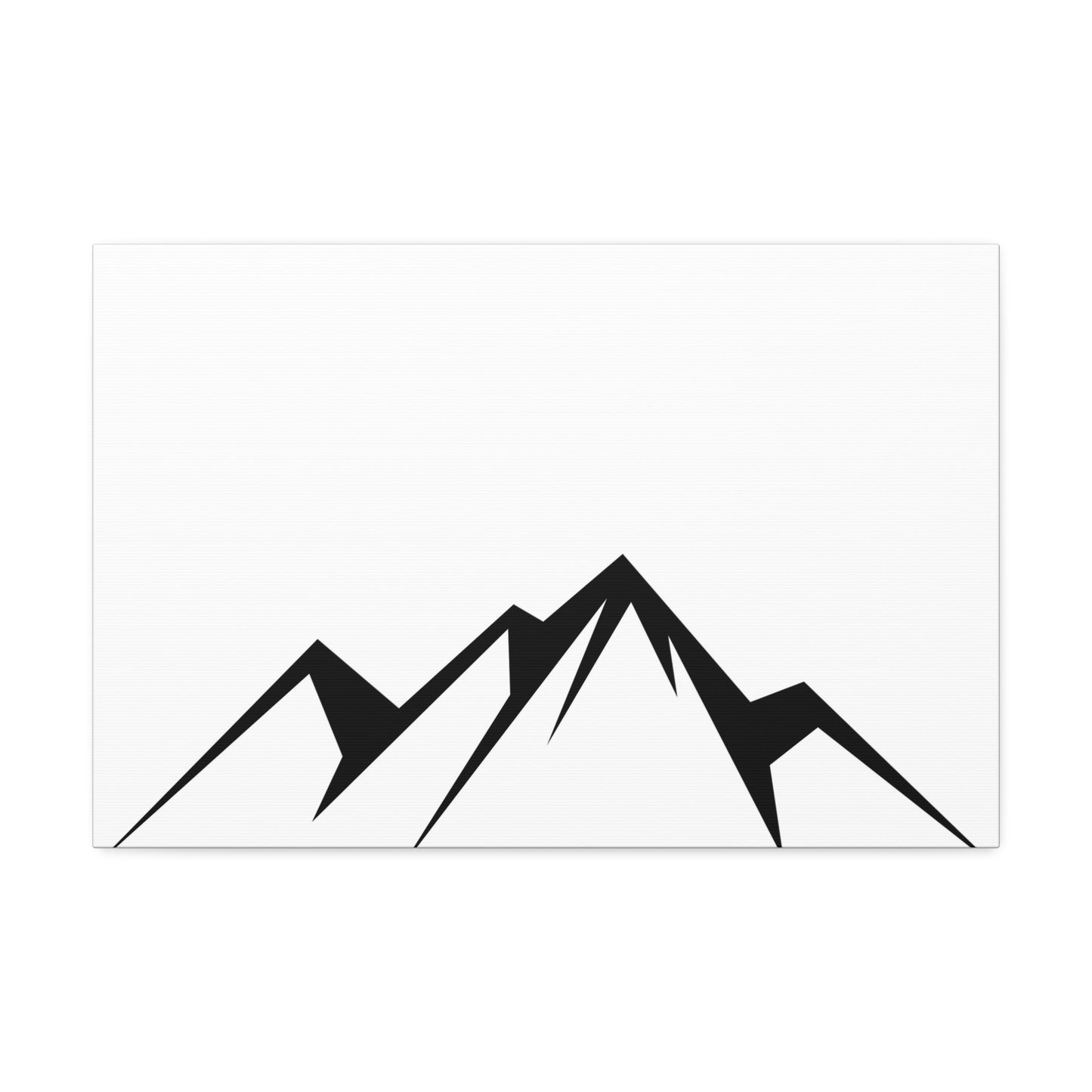 mountains005 - Black Mountain Canvas Art Print