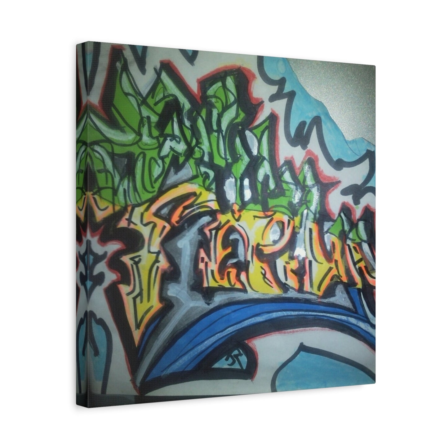 Graffiti Street Art Canvas Print — Urban Colorful Wall Decor