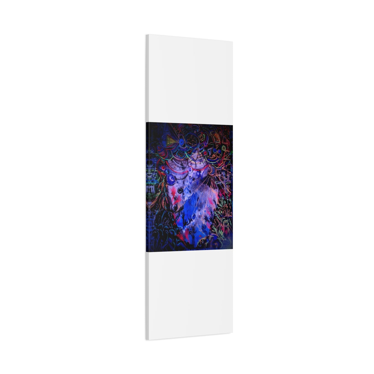 soul_extractions - Abstract Neon Canvas Art - Vibrant Psychedelic Wall Decor