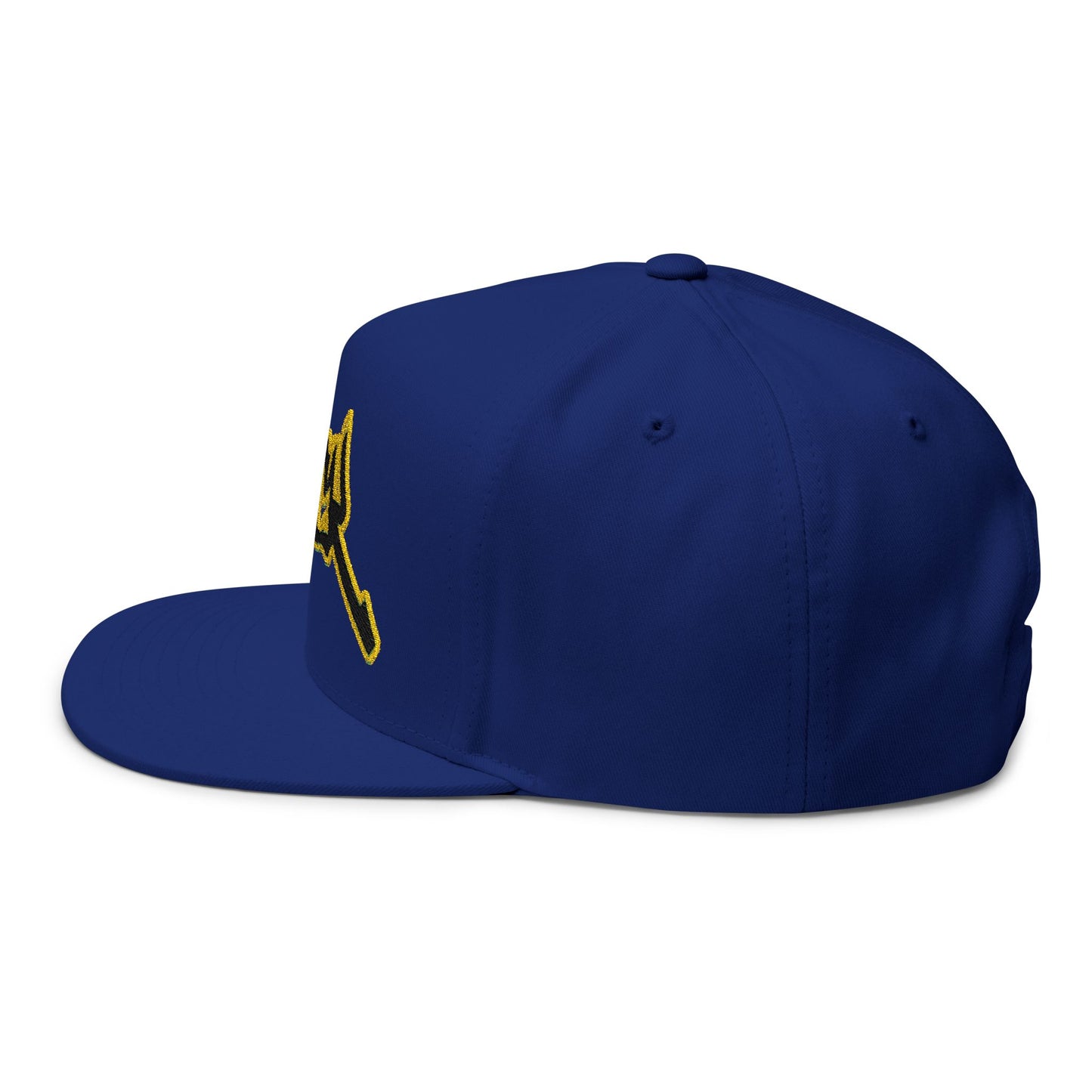 triple_siiick - Embroidered Snapback Hat — "siiick" Yellow Outline