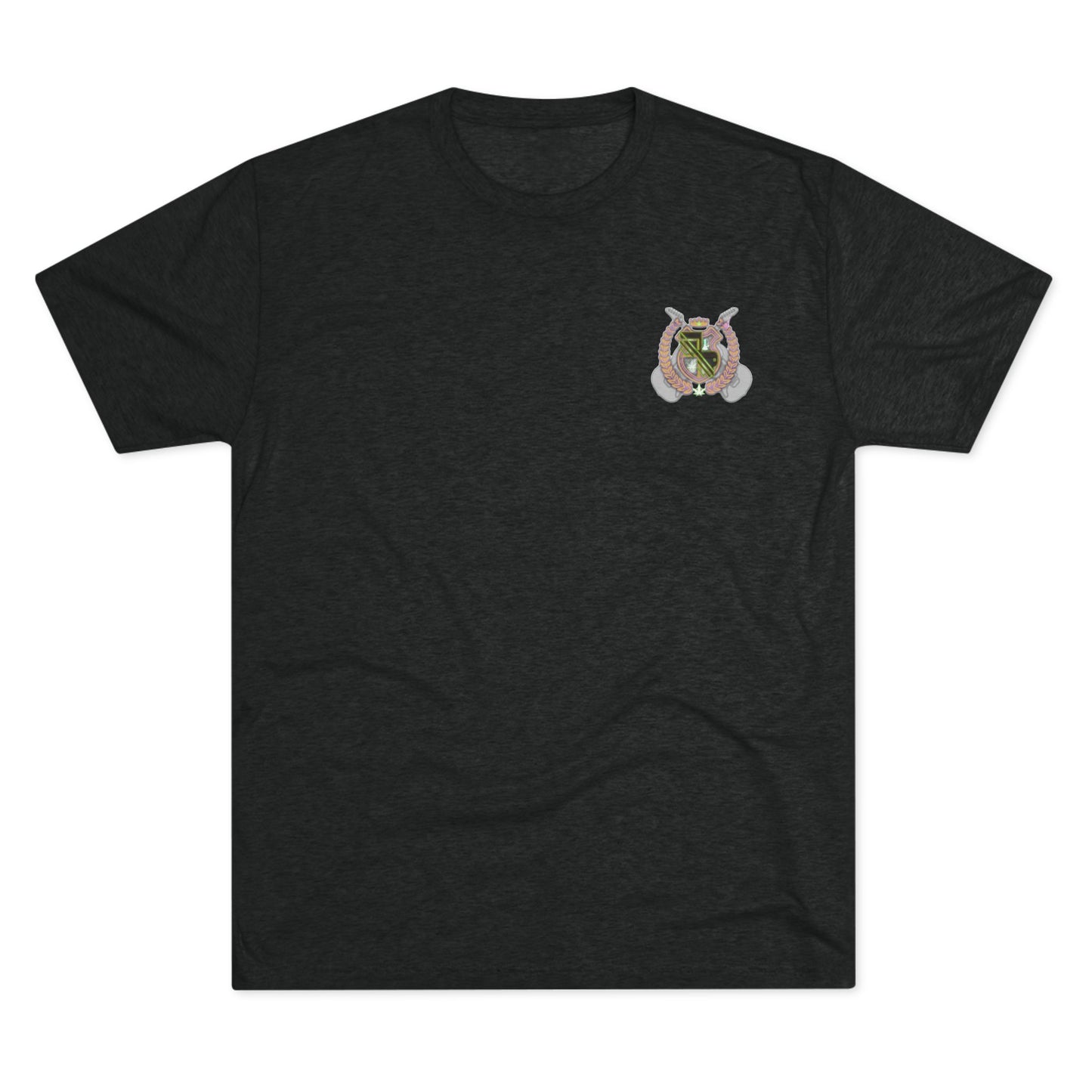 Heraldic Crest T‑Shirt — Vintage Shield Emblem Tee