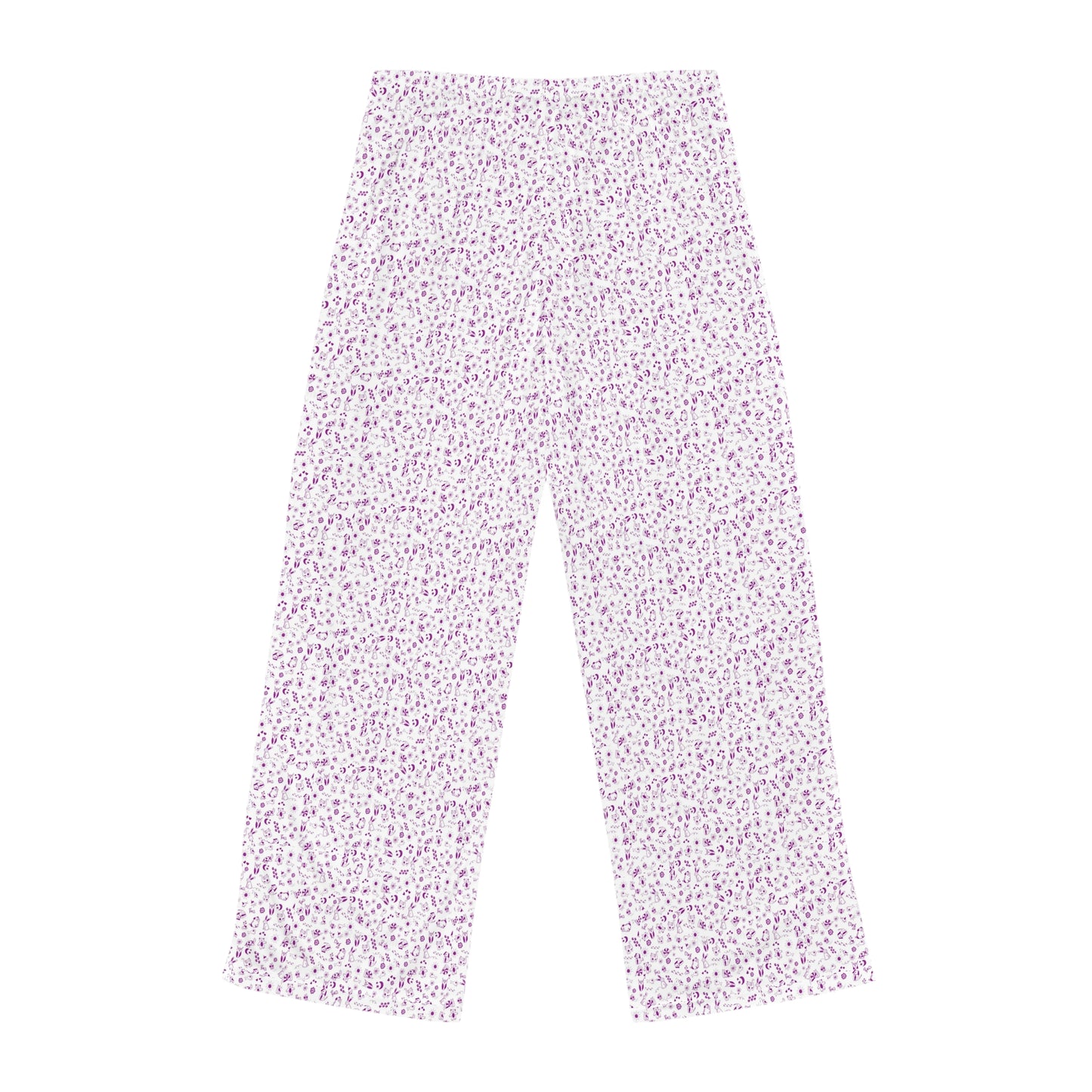 Floral Lounge Pajama Pants — Lavender Micro Daisy Sleepwear