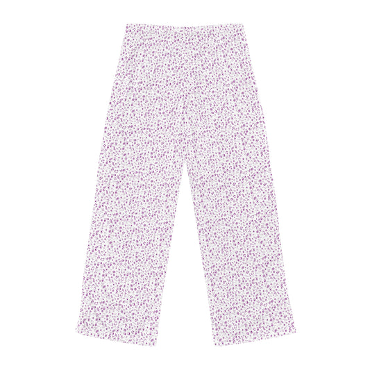 Floral Lounge Pajama Pants — Lavender Micro Daisy Sleepwear