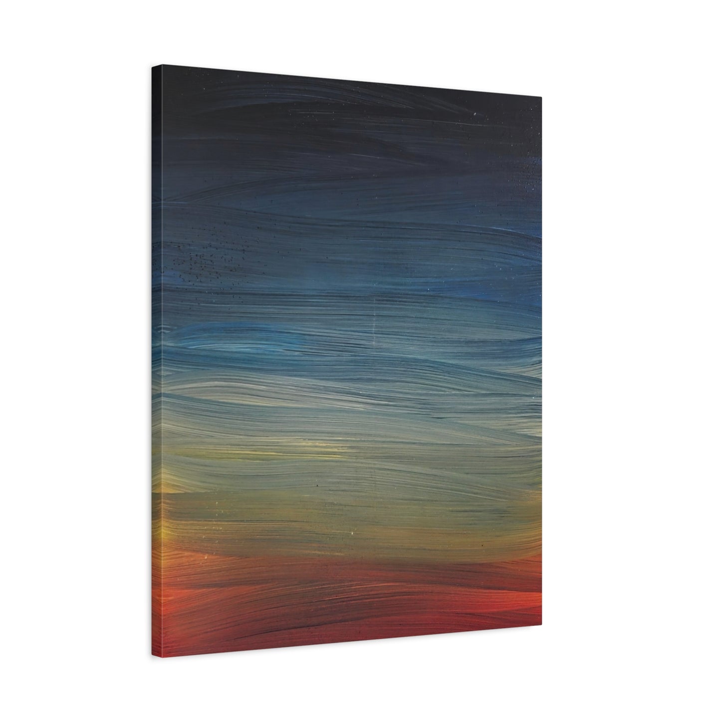 Abstract Coastal Sunset Canvas Print — Matte Stretched Wall Art