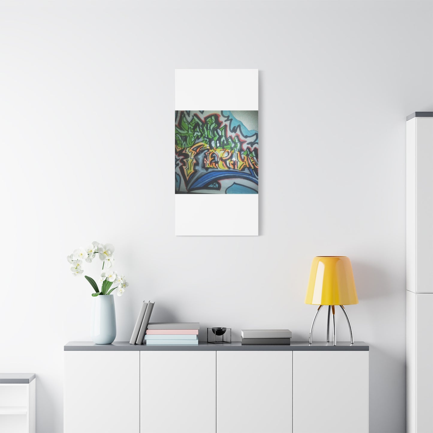Graffiti Street Art Canvas Print — Urban Colorful Wall Decor